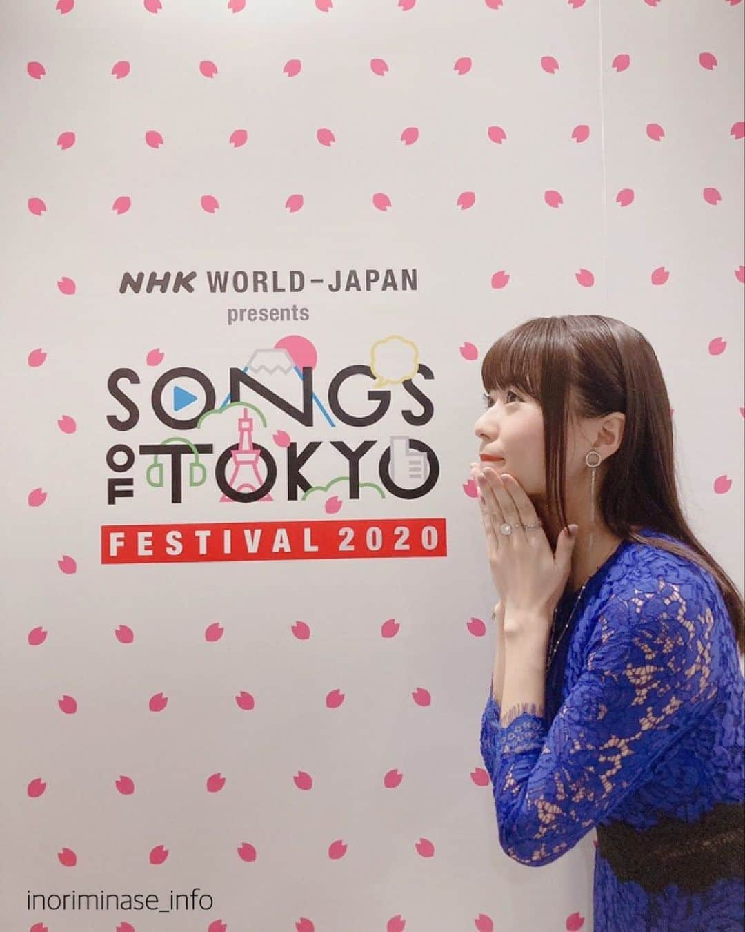 水瀬いのりさんのインスタグラム写真 - (水瀬いのりInstagram)「NHK WORLD-JAPAN「#SONGSOFTOKYO Festival 2020」いよいよ明日放送です🌸 ソロとしては勿論ですが、蒼井さんとのコラボ…！楽しかった〜！心強かった〜！ 是非テレビの前でたくさんたくさん盛り上がってくださいっ♫」10月30日 21時17分 - inoriminase_info