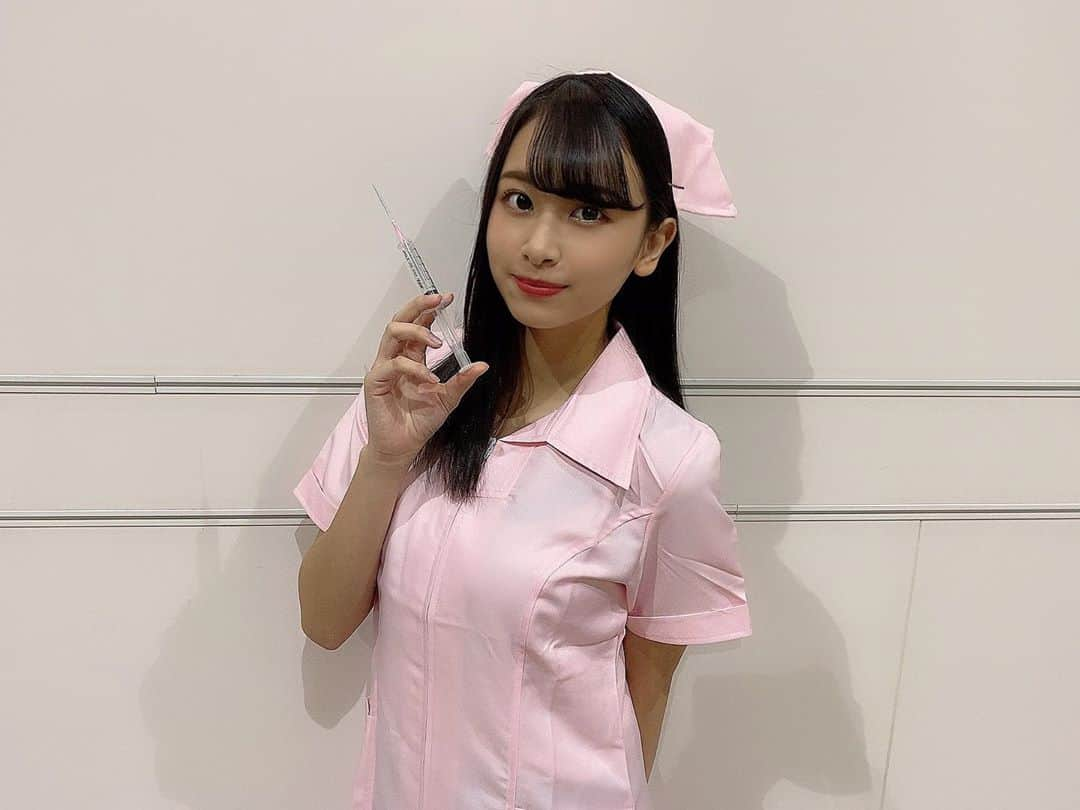 富永夢有のインスタグラム：「. ナースさん💉 . . #ngt48 #富永夢有 #ハロウィン #ナース #コスプレ #followme #좋아요」