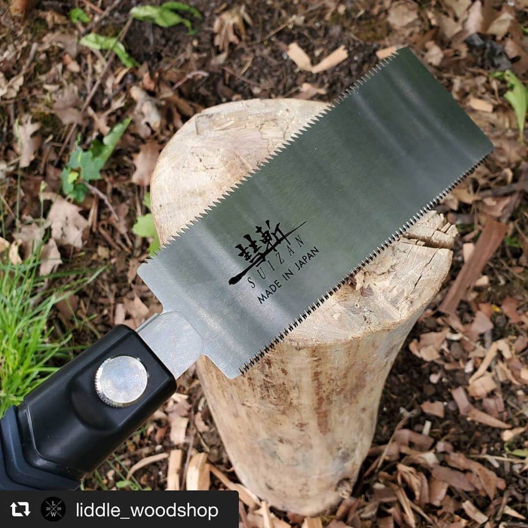 SUIZAN JAPANさんのインスタグラム写真 - (SUIZAN JAPANInstagram)「Thank you, too!! So excited what you'll make it⚡️﻿ ﻿ #repost📸 @liddle_woodshop﻿ The new toys just keep on coming! 👌 😉 (if you know you know) This is a Japanese pullsaw (or a Ryoba), and will be a big essential in my daily tasks. Thank you @suizan_japan can't wait to put this to use. 🌳 #handtool #japan #woodcarving #woodwork #japanesepullsaw #pullsaw #doubleedge #woodshop #woodcraft #handmade #zen #suizan #ryoba﻿ ﻿ #suizanjapan #japanesesaw #japanesesaws #japanesetool #japanesetools #craftsman #craftsmanship #handsaw #woodworker #woodworkers #woodworking #woodworkingtools #diy #diyideas #japanesestyle #japanlife」10月30日 13時43分 - suizan_japan