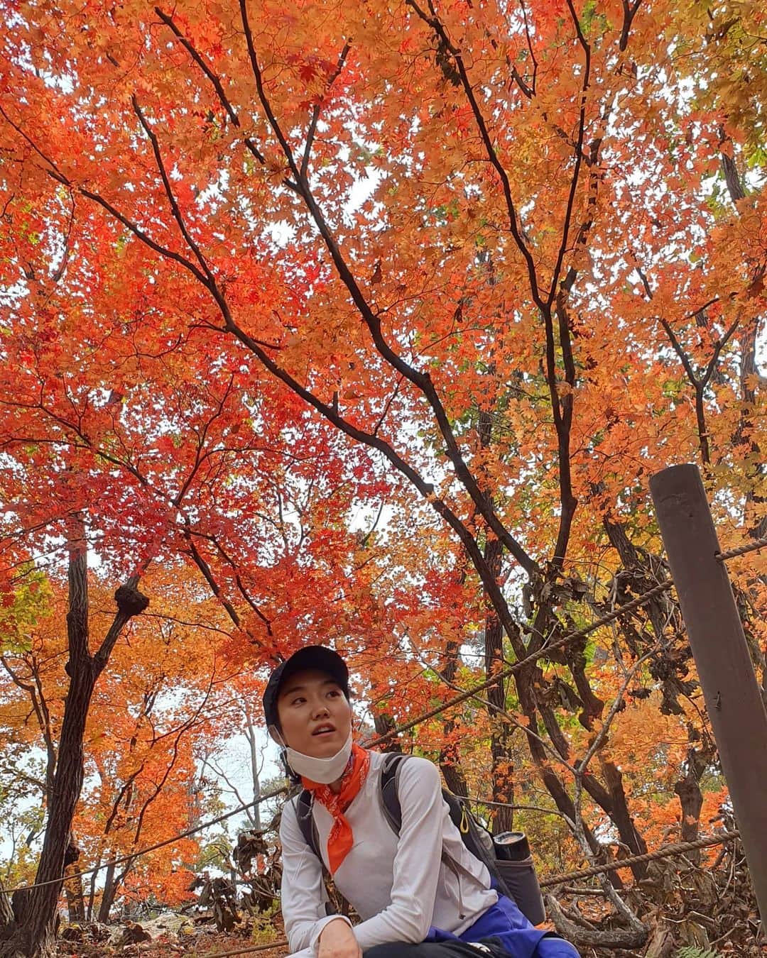 イ・ジュヨンさんのインスタグラム写真 - (イ・ジュヨンInstagram)「10월의 산🍁🍂🍃 소요산, 북한산」10月30日 14時20分 - izoo_young