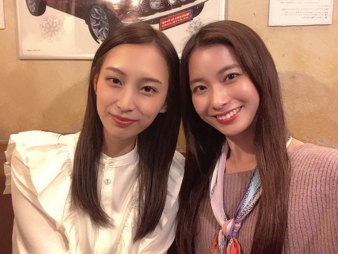 のインスタグラム：「この間久しぶりに会えたかなちゃん @kana_hirata_ 🥰ありがとう🥰﻿🌈 運動しようね🐶笑  #女子会 #表参道」