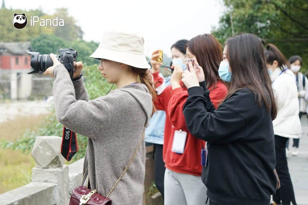 iPandaさんのインスタグラム写真 - (iPandaInstagram)「36 Chinese students from the Chinese mainland and Taiwan have joined a five-day panda care camp supported by iPanda to volunteer with pandas and know more about Sichuan culture.  Oct. 29 is the first day of the panda care camp. They visited the Youth Start-up Hub in Chengdu, and then experienced the greatness of the Dujiangyan Irrigation System and the beauty of the Ebony Art Museum in Dujiangyan. 🐼 🐼 🐼 #Panda #iPanda #Cute #PandaCareCamp2020 #PandaPic」10月30日 18時03分 - ipandachannel