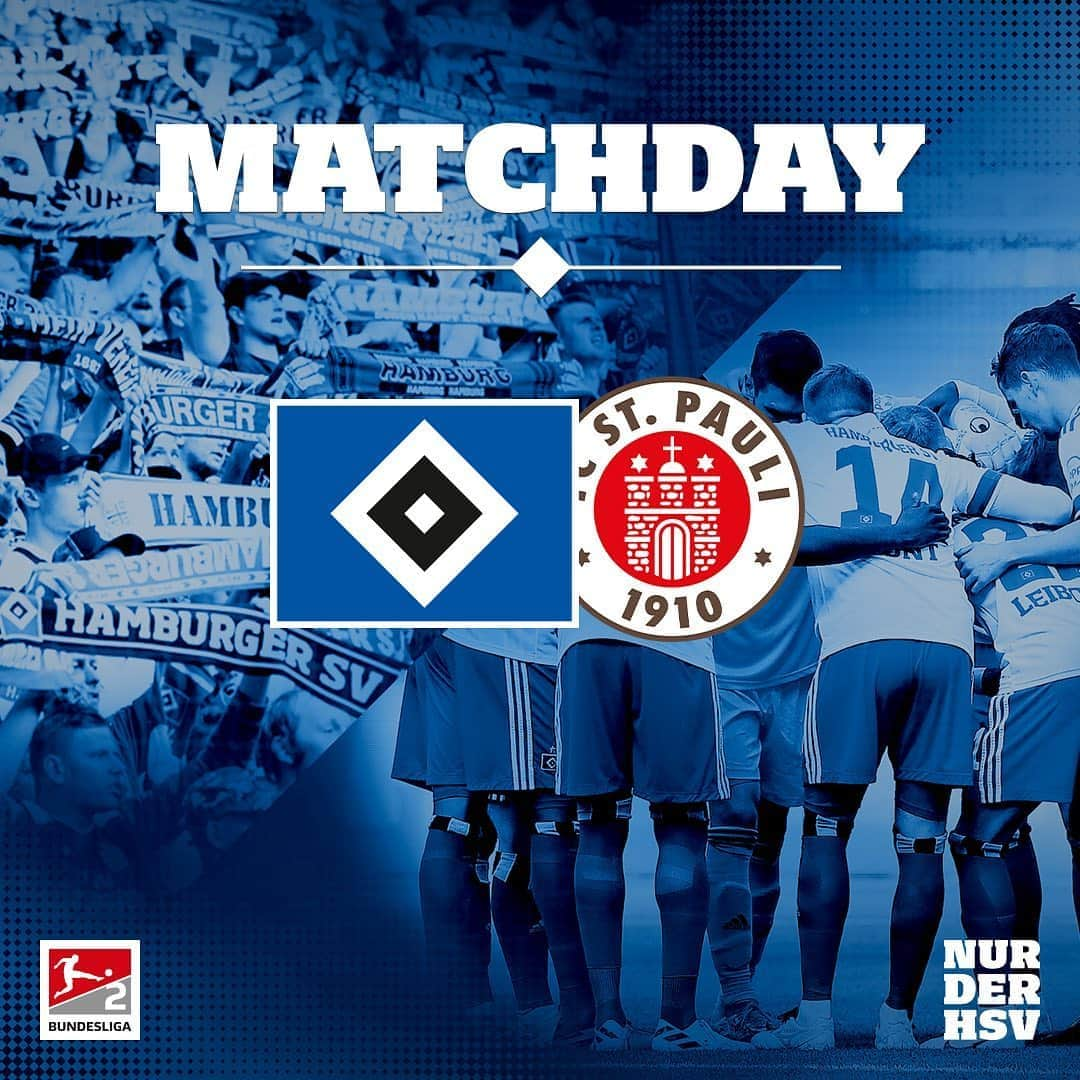 ハンブルガーSVさんのインスタグラム写真 - (ハンブルガーSVInstagram)「🔥MATCHDAY🔥 Ab 18:30 Uhr steigt das Stadtderby 🏟🔷 Mit euch und Hamburg im Rücken 💙 #nurderHSV #HSVFCSP #Bundesliga2」10月30日 18時03分 - hsv