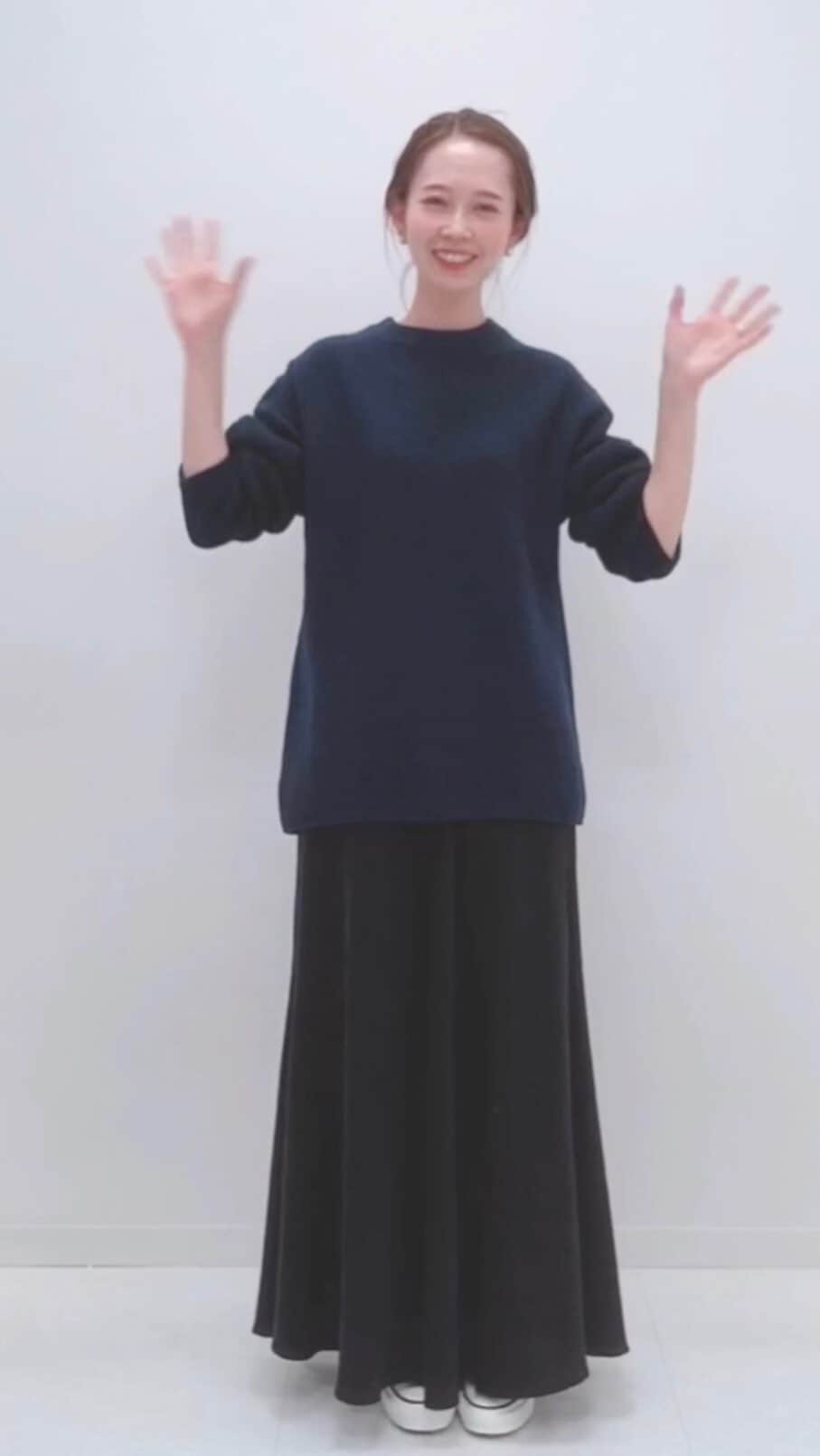 はれこのインスタグラム：「女子も着られるメンズ服👔 . 彼氏や家族とシェアしやすい ジャケットとニットを着てみました🐣🍋 ゆるっとしたサイズ感が良い感じ♡ . #baycrews #ベイクルーズ #iena #イエナ #edifice #417edifice #journalstandardrelume」