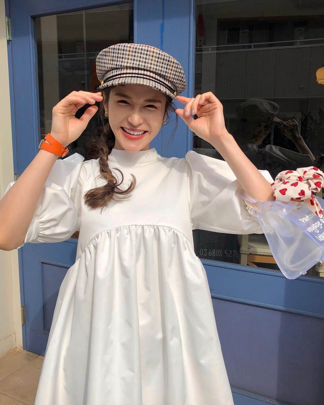 fukishaljのインスタグラム：「Fuki in Kasai 😆笑  葛西に撮影で行った時 オフショット☺️ 💘 連写してもらってたんだけど音がすごくてみんな笑ってた笑」