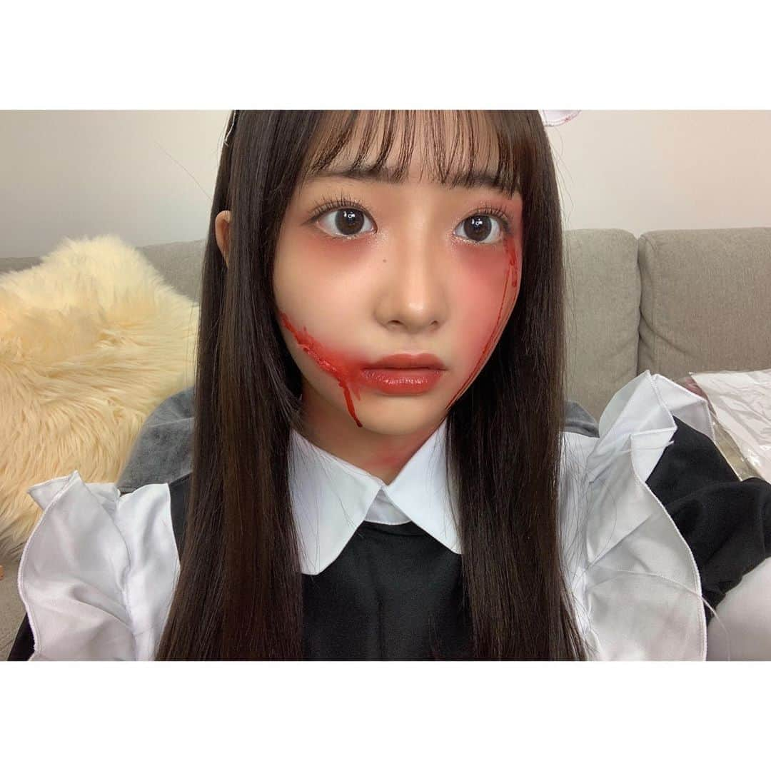 石川翔鈴さんのインスタグラム写真 - (石川翔鈴Instagram)「. はっぴーはろうぃん( ¨̮ )💔💉🧠」10月30日 19時13分 - karen__i328