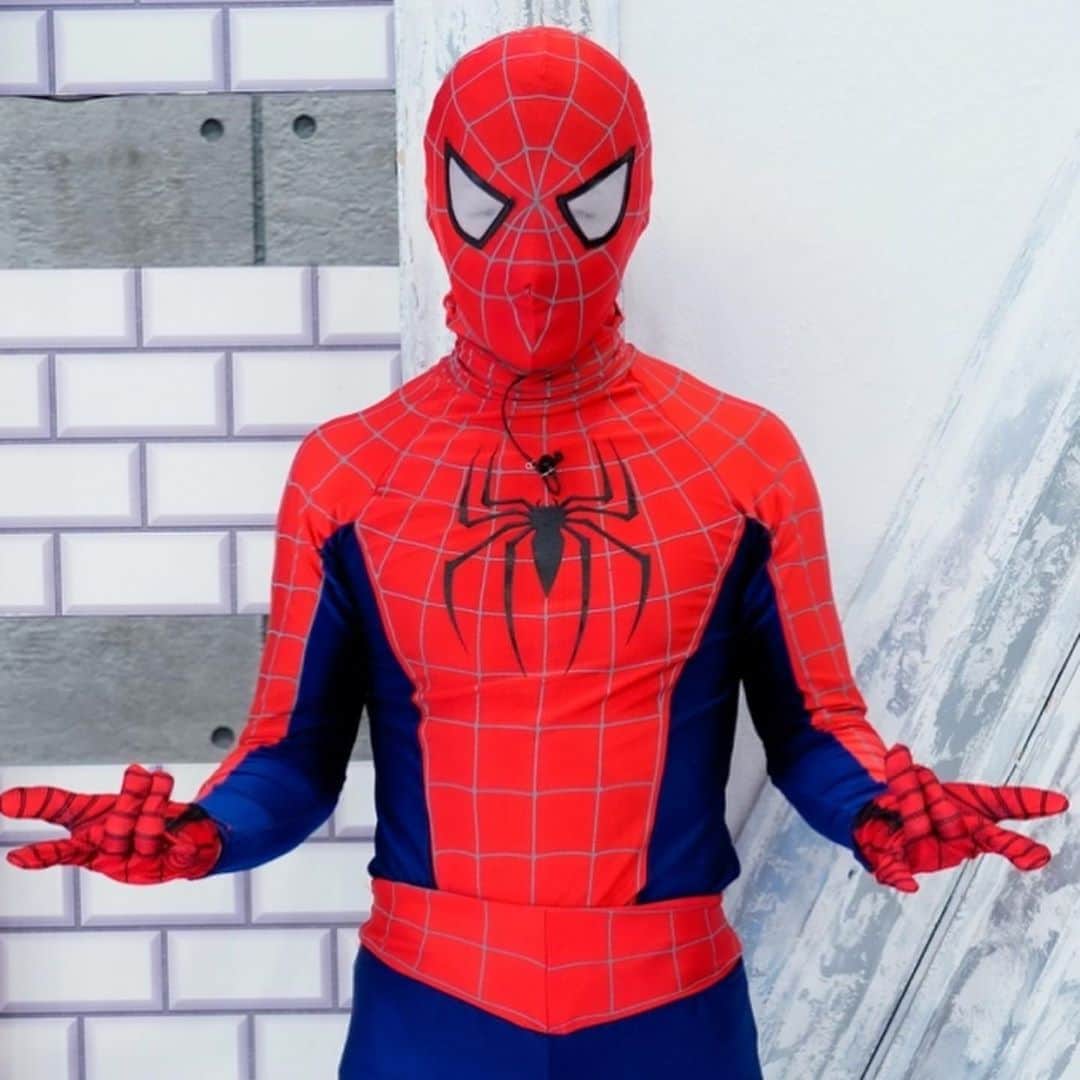 GENERATIONS高校TVのインスタグラム：「🎃GENE高ハロウィン仮装大会🎃﻿ ﻿ スパイダーマン玲於🕸﻿ 玲於の八重歯が大活躍した瞬間は放送で🦷😋﻿ ﻿ 公式Twitter﻿ @gene_kou で検索🔍﻿ -----------------------------------﻿ #gene高 #ジェネ高 #generations高校tv #gene #generations #ジェネ #ジェネレーションズ #generationsfromexiletribe #ldh﻿ #白濱亜嵐 #片寄涼太 #数原龍友 #小森隼 #佐野玲於 #関口メンディー #中務裕太 #ジェネ犬」