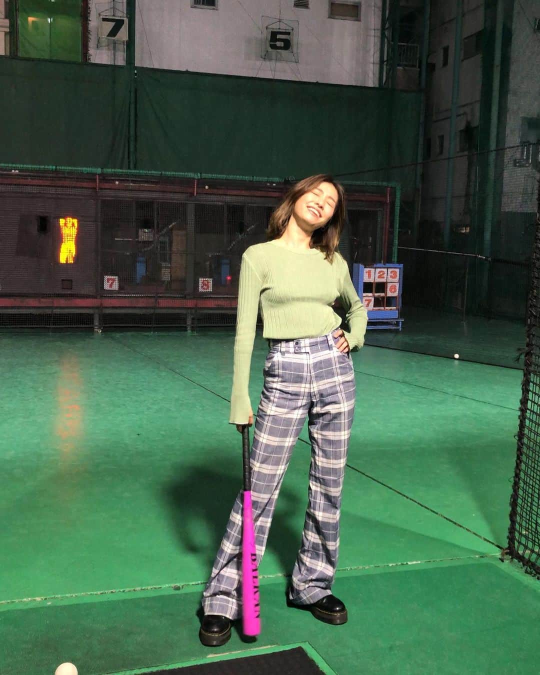 岩崎志保のインスタグラム：「⚾️」