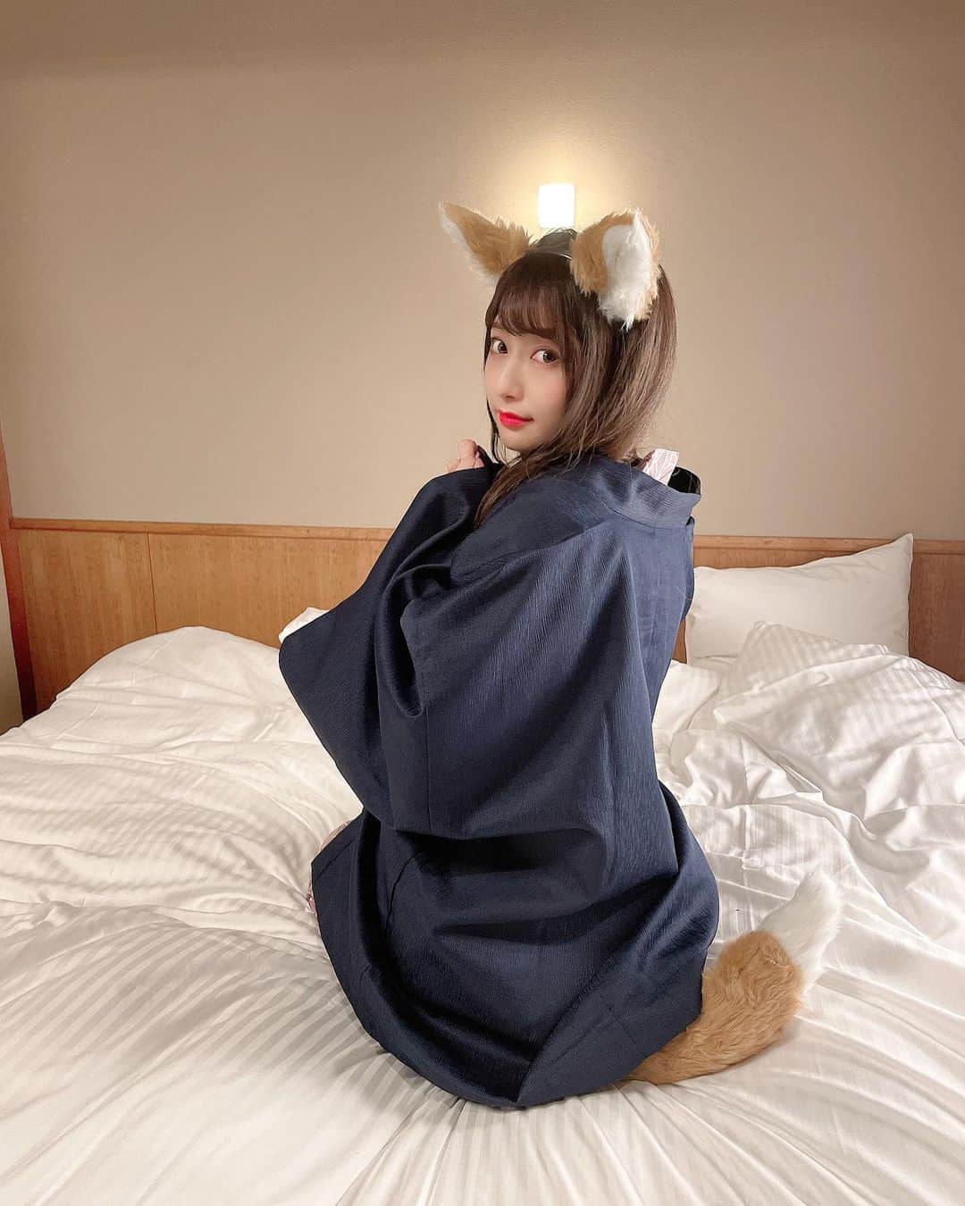 日野礼香さんのインスタグラム写真 - (日野礼香Instagram)「こんこん🦊❤️ #hakone #kimono #cosplay #japanesegirl #japanesecosplay #狐　#ハロウィン　#箱根　#温泉」10月30日 20時12分 - reicheru219