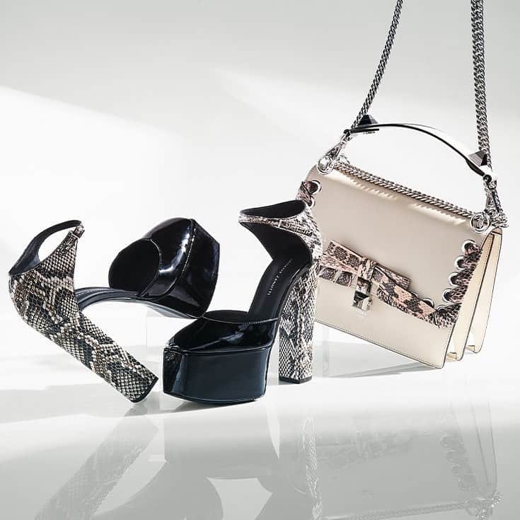 GILTのインスタグラム：「You like the finer things in life. We do, too. Tap to shop #FENDI and #GiuseppeZanotti.」