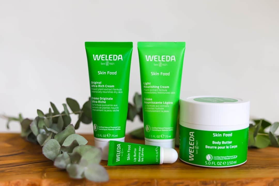 Weledaのインスタグラム：「It's that time of year again, Skin Food Season! 💚 Save 15% off of the Skin Food Full Experience set! Shop via the link in our bio.  #WeledaSkinFood」