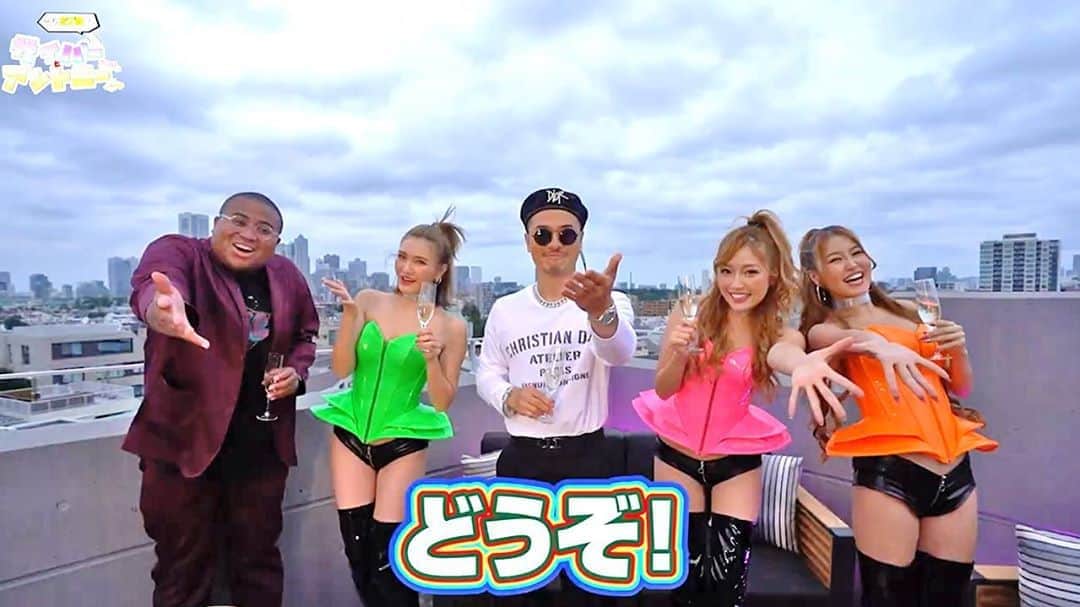 CYBERJAPAN Staffのインスタグラム：「【サイバーちゃんとアントニーくん #32】  第32回目放送は KANAE, KAZUE と KANA が参戦です！💗  さらに AK-69 @ak69_official も登場！😍  今回のテーマは『メンバーでパロディMV撮影中に AK-69 本人登場してみた』です！！   ▶️ https://www.youtube.com/watch?v=7cscjolCkD0  #cyberjapan #サイバージャパン #シブヤ5丁目tv」