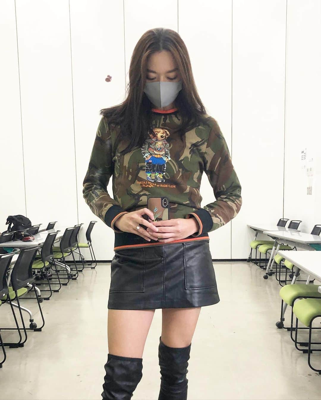 結子さんのインスタグラム写真 - (結子Instagram)「秋がやってきた🍁🌾 このトレーナーお気に入りで、しかも珍しく袖が足りてる🥺 . @ralphlauren  . #ootd#fashion#ralphlauren」10月6日 21時31分 - yuiko_yyy