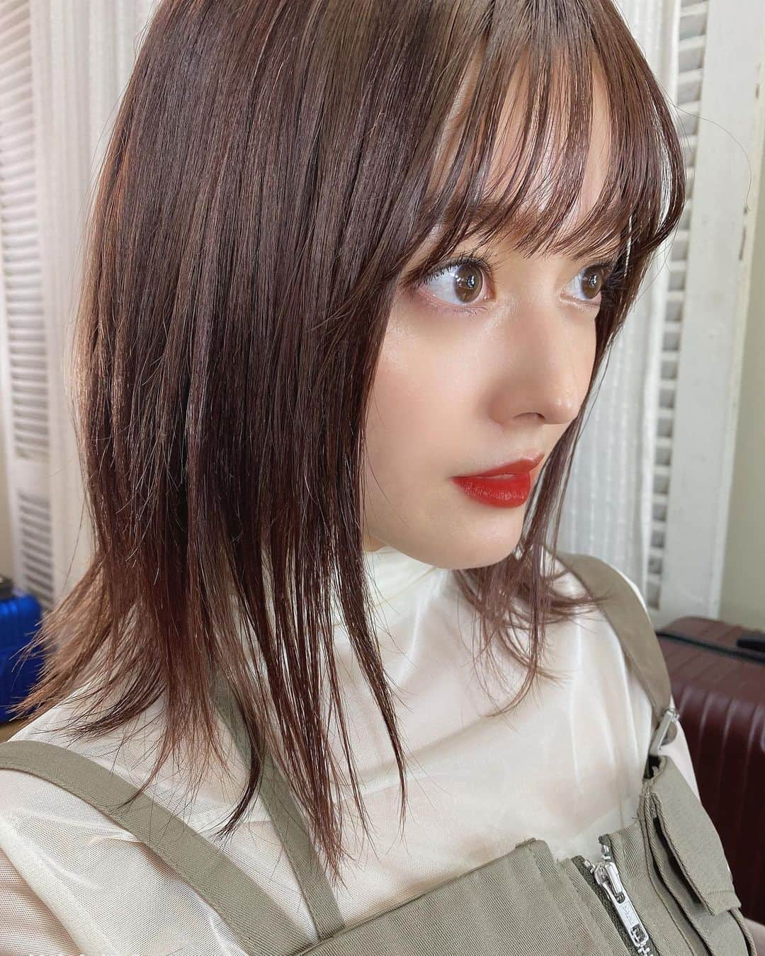 高橋有紀のインスタグラム：「小春さんの美しさ🌙 #hairmake #osakana_yuki #久住小春」