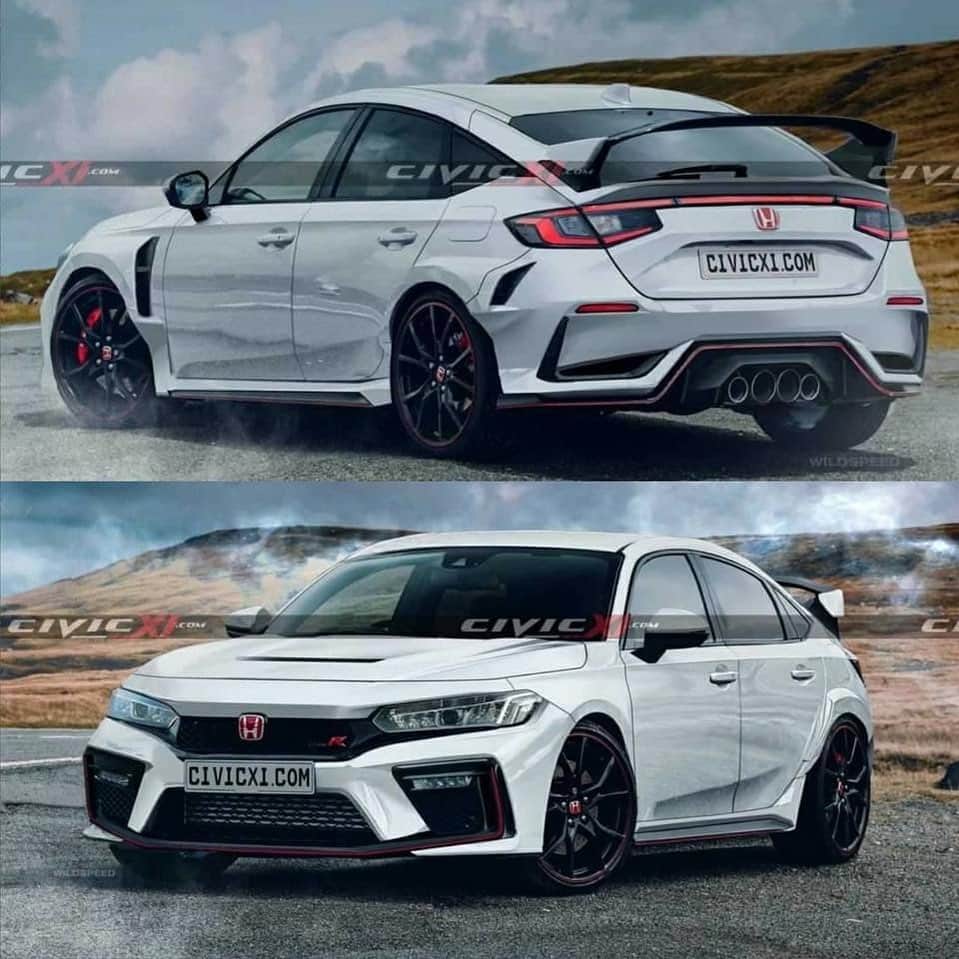 CarsWithoutLimitsさんのインスタグラム写真 - (CarsWithoutLimitsInstagram)「Thoughts about the render of the Honda Civic Type R ??  #CarsWithoutLimits #Honda #Civic #TypeR」10月6日 21時55分 - carswithoutlimits