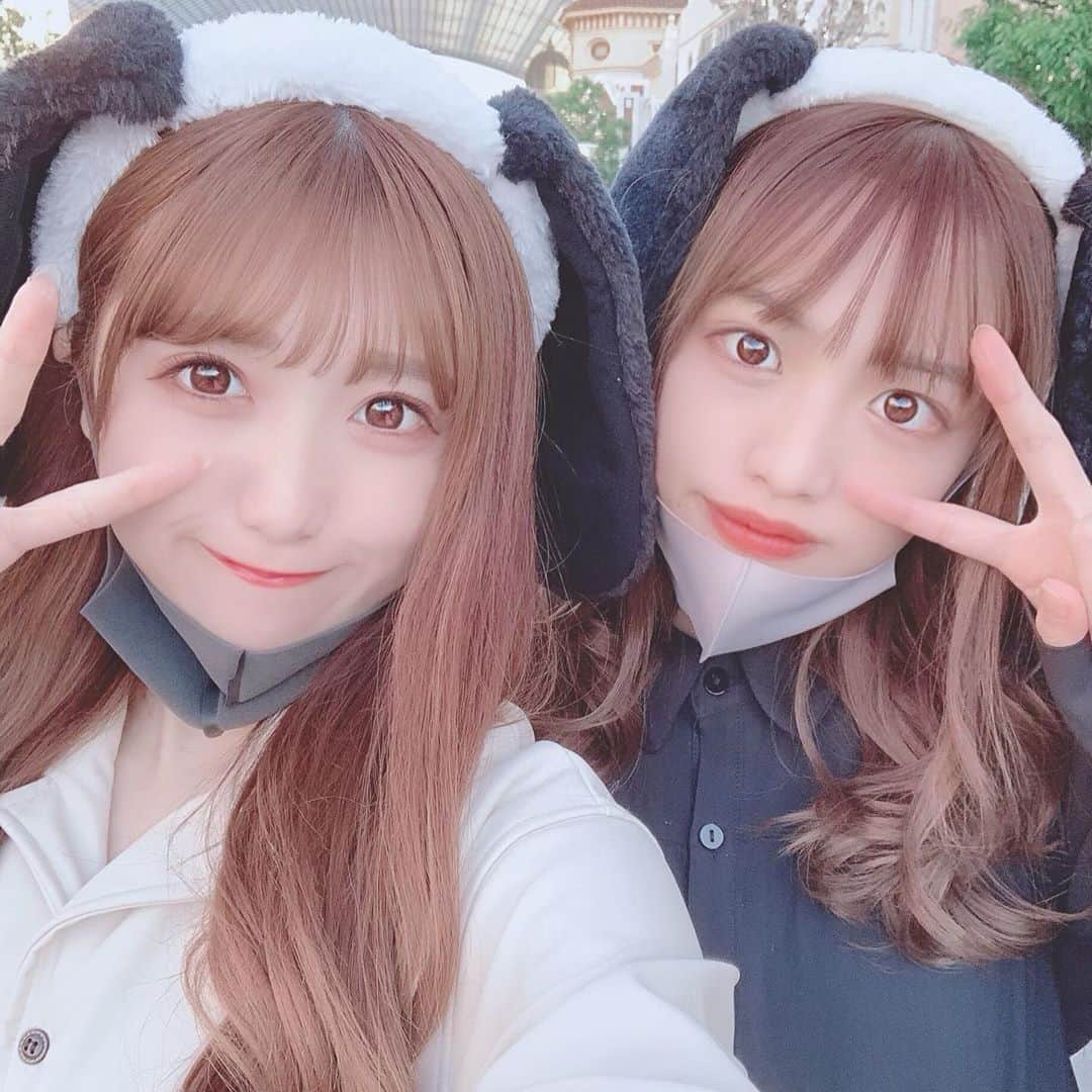 田口未彩のインスタグラム：「🐾  えみりと久しぶりの旅行！ 楽しい2日間だった〜っ😉  #大阪　#ユニバ　#大阪旅行　#大阪観光　#USJ #ユニバコーデ　#ユニバカチューシャ　#スヌーピー  #スヌーピー コーデ　#スヌーピーカチューシャ」