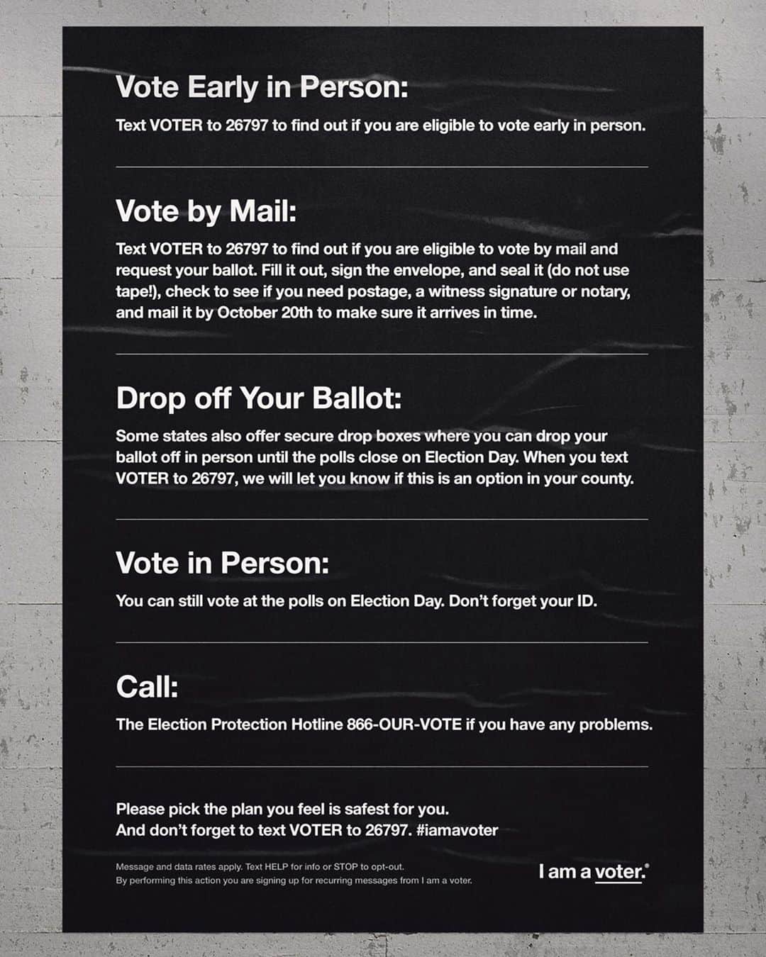デブラ・メッシングさんのインスタグラム写真 - (デブラ・メッシングInstagram)「Today is the launch of Voting Season! And it is absolutely critical to make your voting plan today – whether it be by mail, early in person, or at the polls on Election Day. Text VOTER to 26797 to make your plan now. #octobervoter #iamavoter @iamavoter (swipe right)」10月6日 22時23分 - therealdebramessing