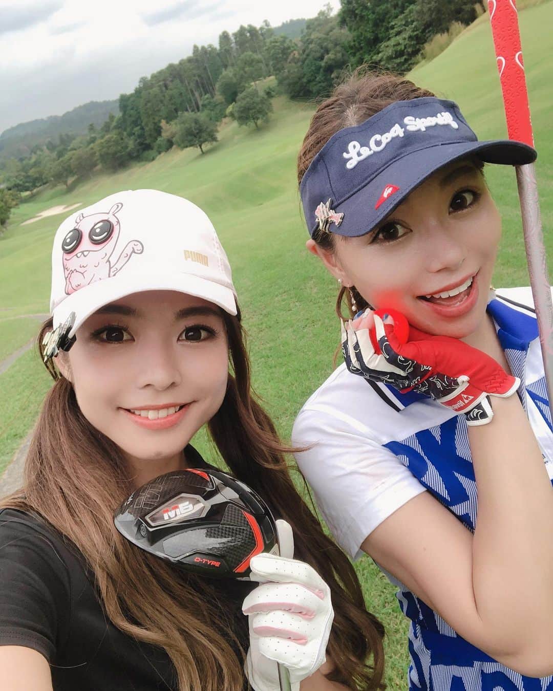 神崎美羽のインスタグラム：「山口ミカちゃんと似てるって言われるの☺️  同じ顔族❤️  #golf #ゴルフ　#ゴルフ女子　#golfstagram #golfswing #golflife #golfwear #golfgirl #golftoday #GT birdies #ゴルフ好きな人と繋がりたい」
