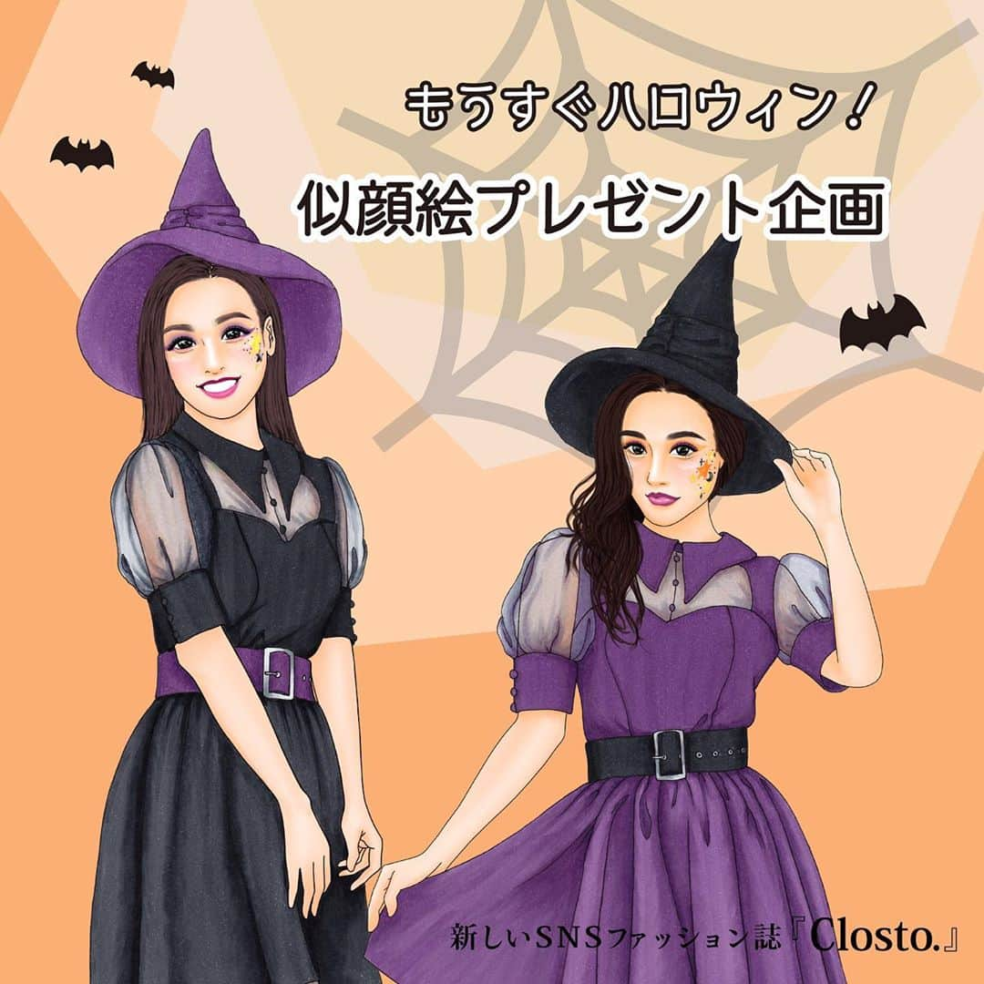 momo さんのインスタグラム写真 - (momo Instagram)「🎃似顔絵プレゼント企画🎃」10月6日 23時01分 - momo_fashiongram