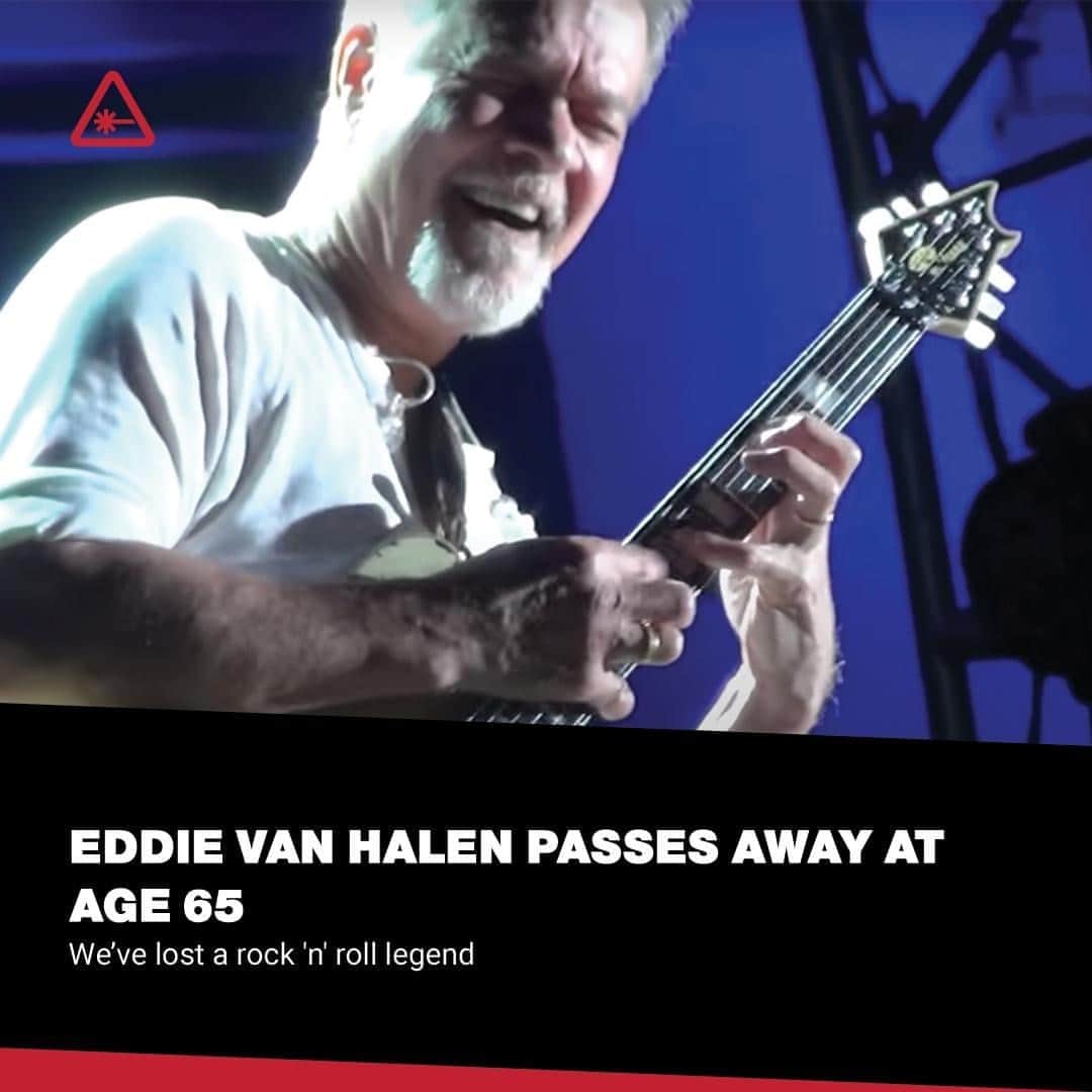 クリス・ハードウィックさんのインスタグラム写真 - (クリス・ハードウィックInstagram)「Eddie Van Halen, the legendary guitarist of Van Halen, has passed away from cancer. He was 65.⁠ link in bio」10月7日 5時25分 - nerdist