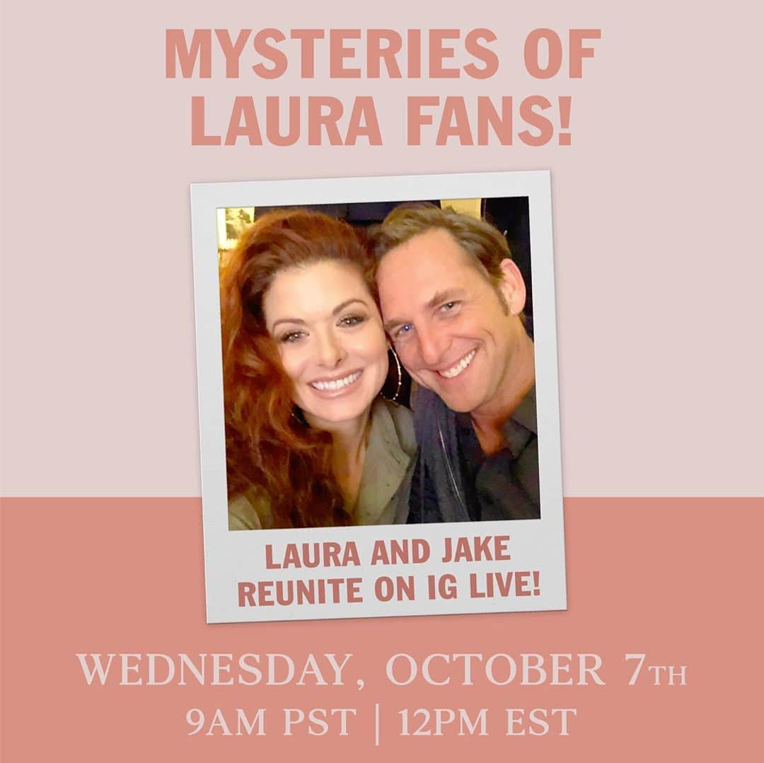 デブラ・メッシングさんのインスタグラム写真 - (デブラ・メッシングInstagram)「IT’S HAPPENING! We met our registration goal and now we are doing our part. @JoshLucas, my love from “Mysteries of Laura,” and America’s love from films like “Sweet Home Alabama,” and “Ford vs Ferrari” are REUNITING! JOIN US tomorrow at noon (EST) on my Instalive (@therealdebramessing). I can’t wait to catch up and we will talk about how we thought Jake and Laura’s story ended.   #MysteriesofLaura #JoshLucas #LauraandJake @joshlucas #GoodToVote」10月7日 5時31分 - therealdebramessing