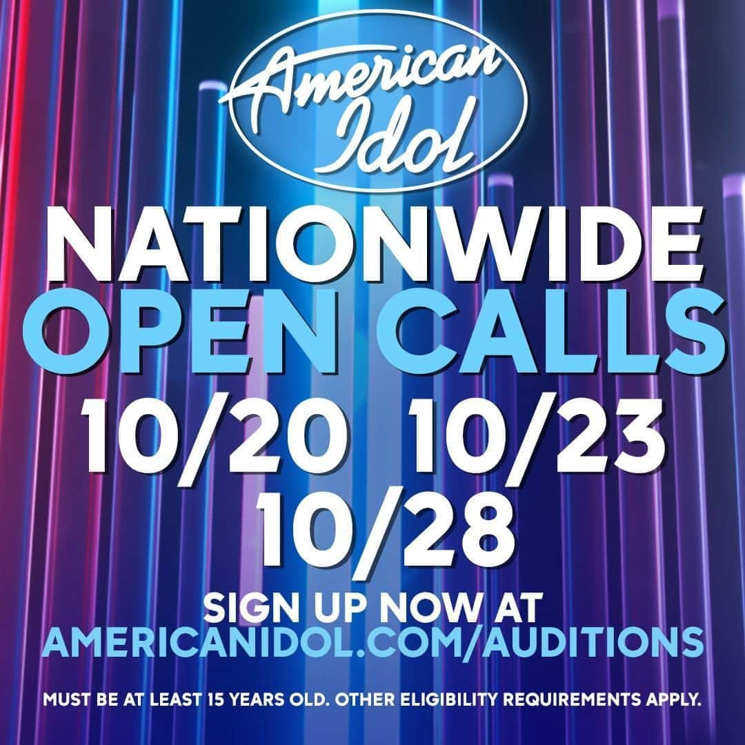 American Idolさんのインスタグラム写真 - (American IdolInstagram)「OCTOBER OPEN CALLS, y'all! 🙌🎤🎤🎤🙌  Tell a friend who could be #TheNextIdol that they CANNOT miss this incredible opportunity to audition online, face-to-face with an Idol producer! All of the details are at AmericanIdol.com/Auditions. 🤩」10月7日 1時00分 - americanidol