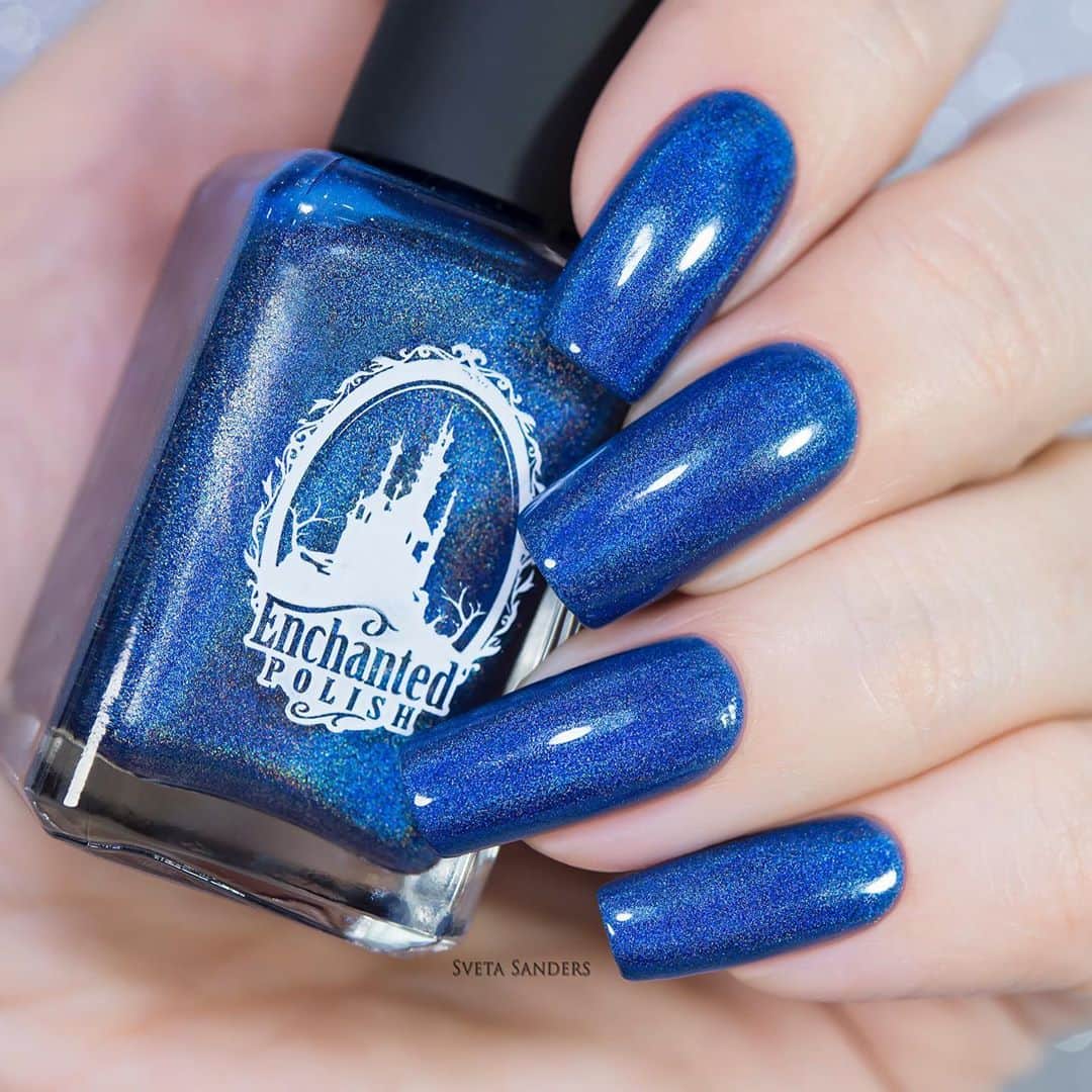 Sveta Sandersのインスタグラム：「#EnchantedPolish “Lake Rainbow” by @enchantedpolish 💙」