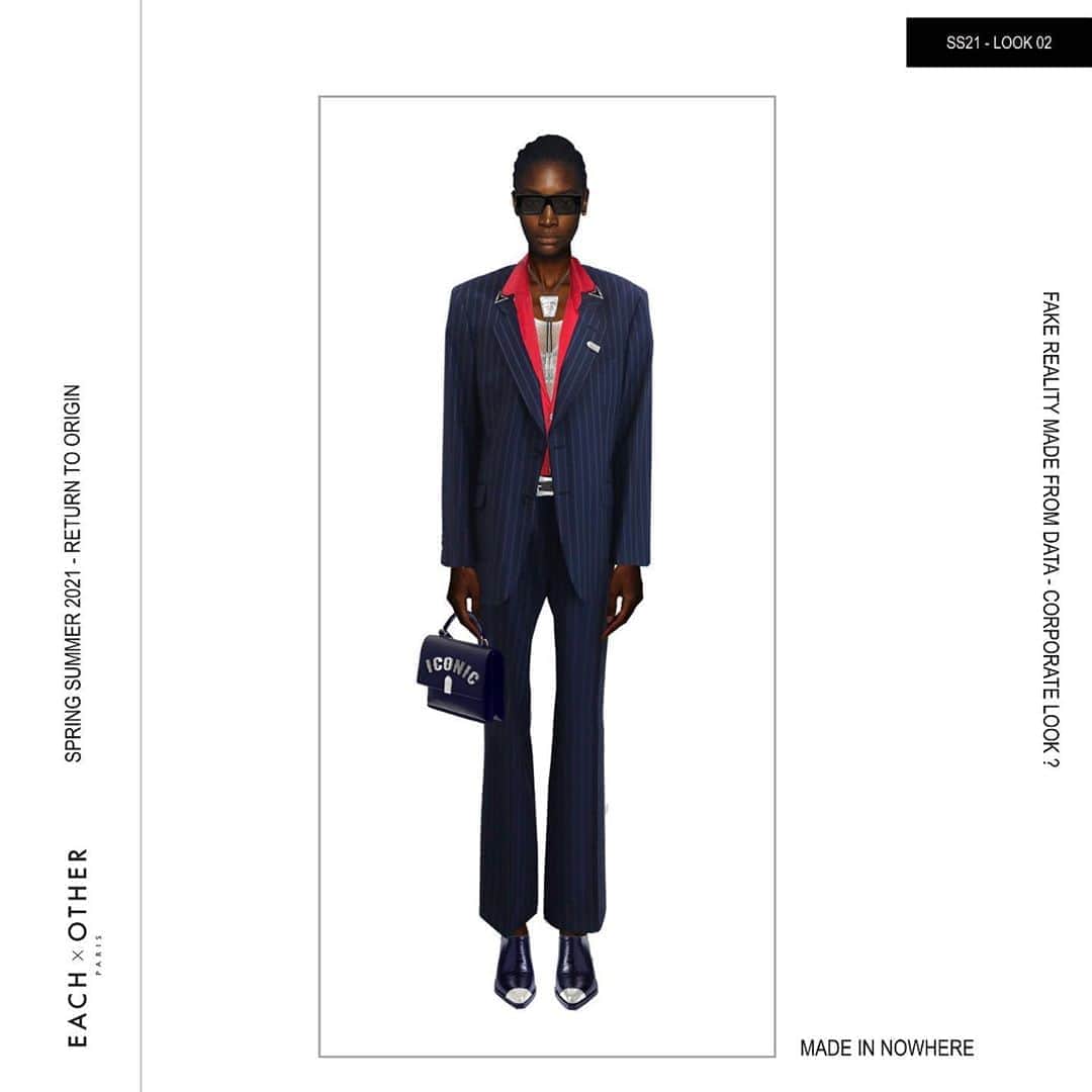 イーチ x アザーのインスタグラム：「@eachxother Return To Origin Spring/Summer 2021 Show #eachxother #eachxothersocialclub #parisfashionweek #digital」