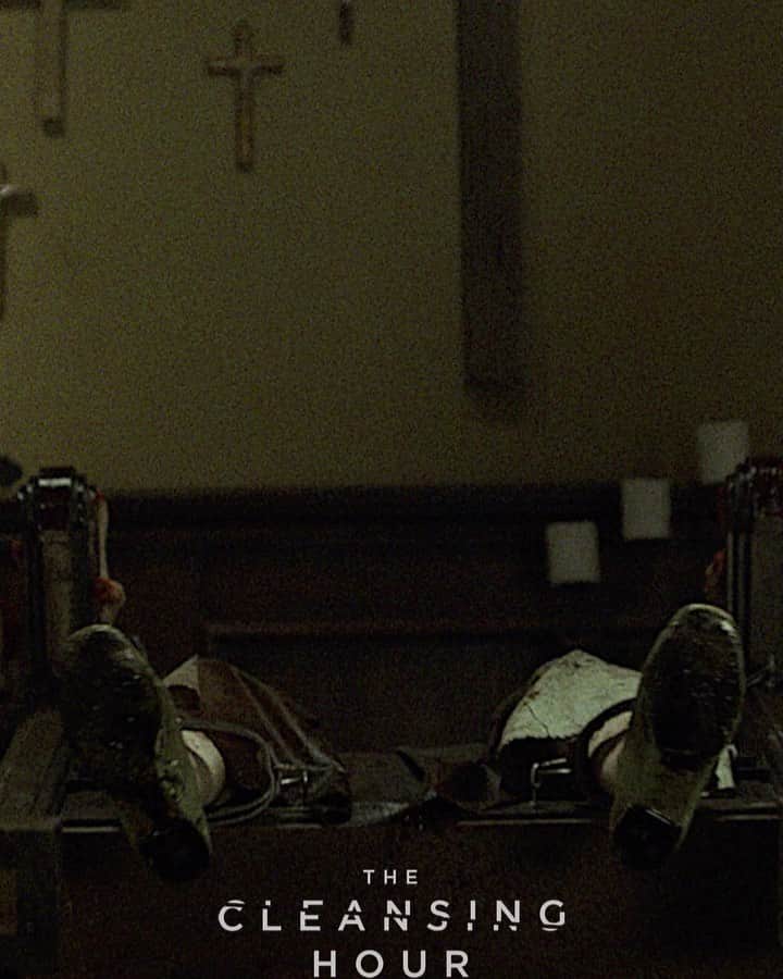 カイル・ガルナーのインスタグラム：「It’s the season. This Thursday on @shudder a movie I made called the cleansing hour premieres. It’s fun and funny and bloody and scary and intense and a nice ride for the spooky season. Check it outttttt! :)」