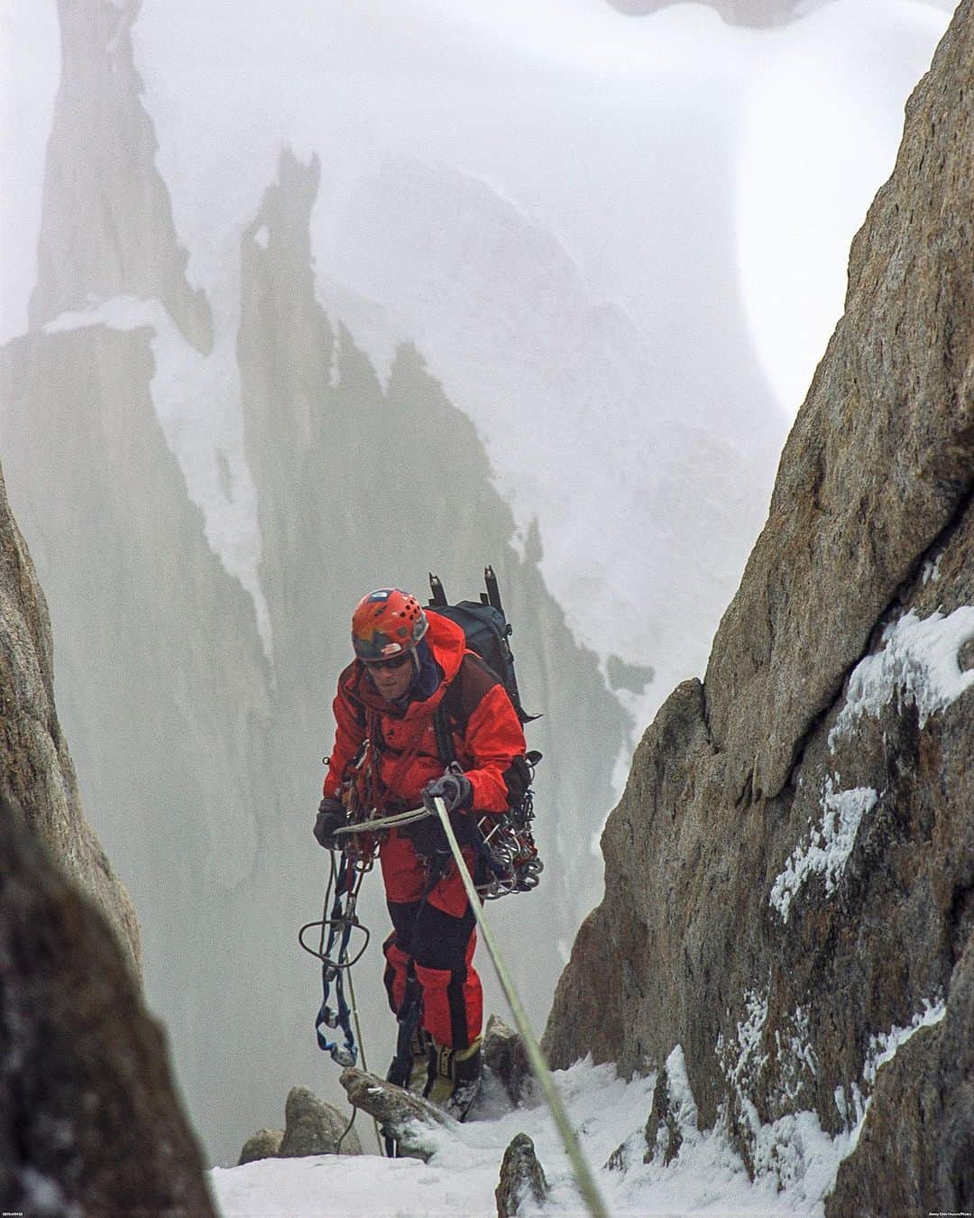 ジミー・チンさんのインスタグラム写真 - (ジミー・チンInstagram)「Just another day in the life of @conrad_anker.  August 2001 K7 Karakoram Pakistan @thenorthface」10月7日 2時49分 - jimmychin