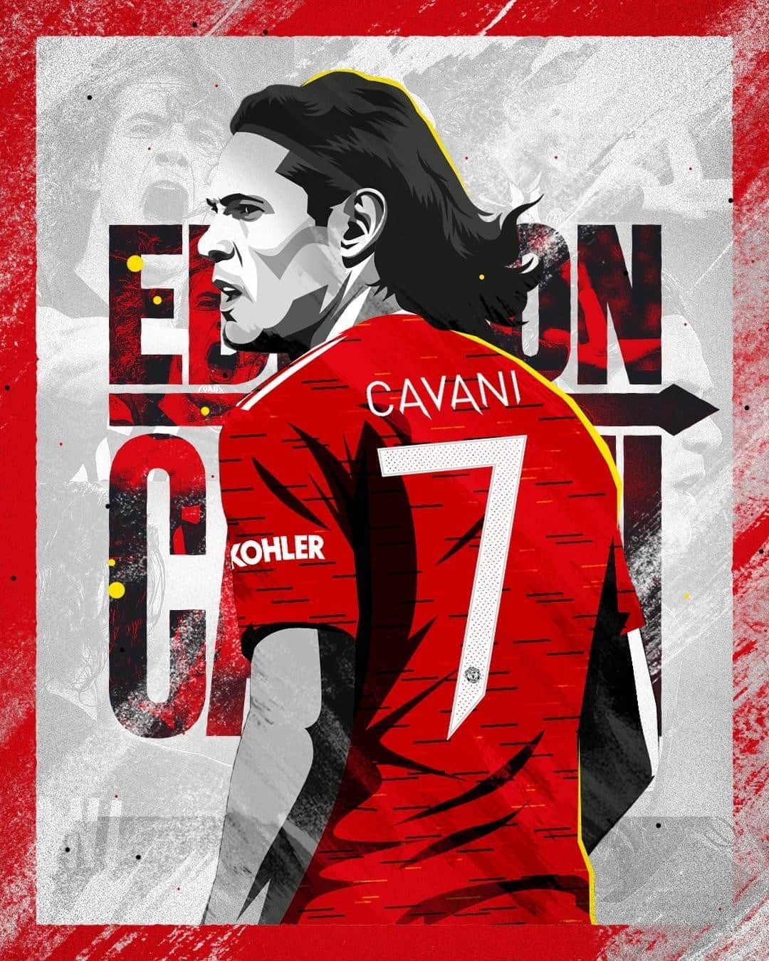 マンチェスター・ユナイテッドさんのインスタグラム写真 - (マンチェスター・ユナイテッドInstagram)「Introducing our new number 7️⃣... Edinson #Cavani 🔥 #MUFC」10月7日 3時00分 - manchesterunited