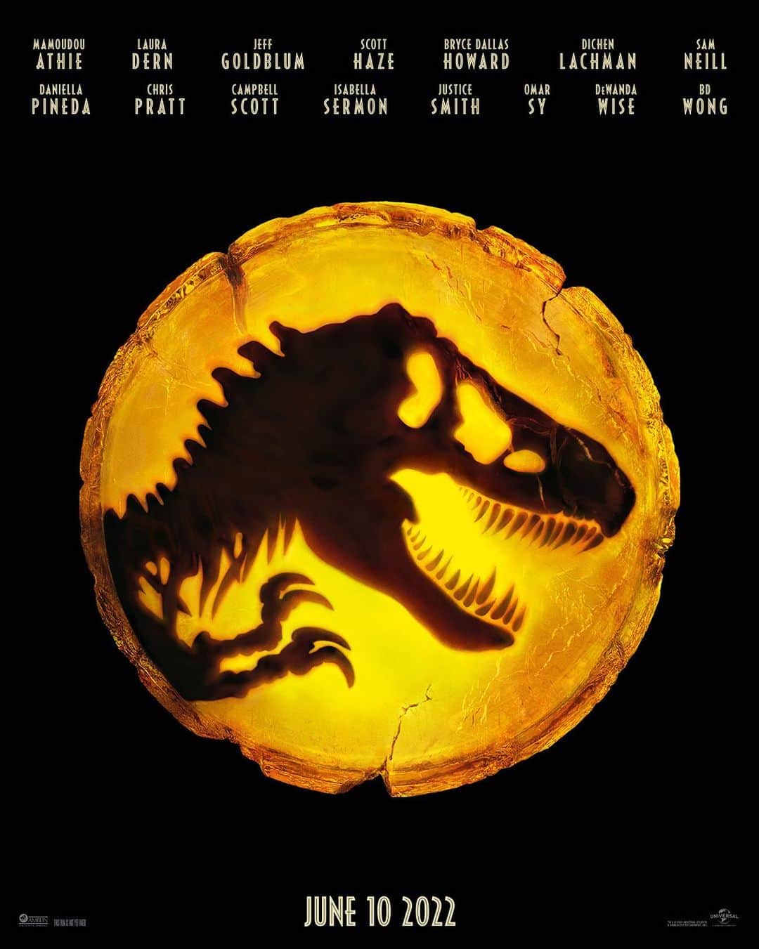 のインスタグラム：「Thirty years of Jurassic legacy culminate in one epic final film. Like the fabled monsters of 65 million years ago, this film too shall RULE THE EARTH. #JurassicWorldDominion」