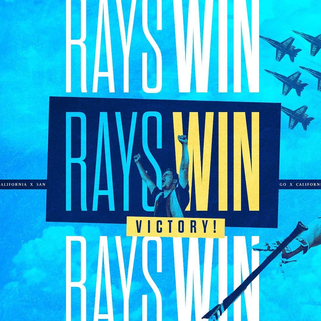 タンパベイ・レイズさんのインスタグラム写真 - (タンパベイ・レイズInstagram)「#RaysWin! We’re knotted up 1-1」10月7日 13時17分 - raysbaseball