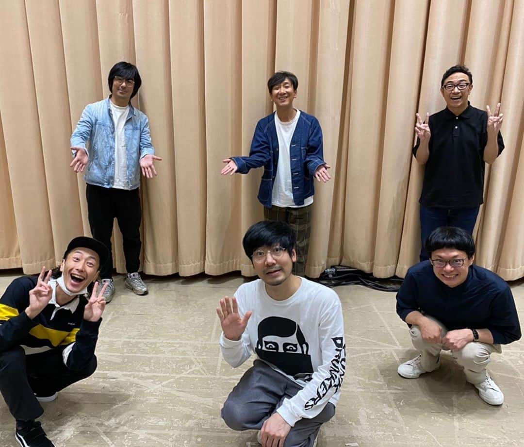 宮戸洋行のインスタグラム：「10月29日20時5分よりNHKラジオ第一で放送されます『東京03の好きにさせるカッ！』の収録いかせていただきました！福井くんが書いたコントを03さんとさしていただきました！世界チャンピオンとスパーリング的なとんでもない経験となりました！トークも金言の連続で…ぜひご拝聴くださいm(_ _)m」