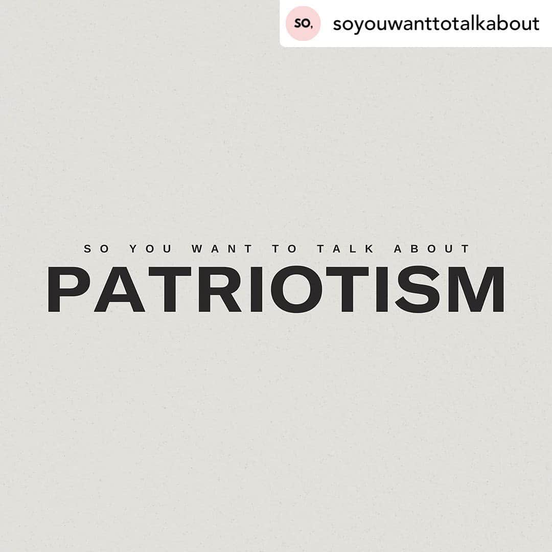ジョディ・スウィーティンさんのインスタグラム写真 - (ジョディ・スウィーティンInstagram)「Thank you @soyouwanttotalkabout for reminding us the DIFFERENCE between true patriotism and nationalism. Seems a lot of people got that shit confused these days.   Posted @withregram •   @soyouwanttotalkabout Let’s talk about patriotism. • I recently read “On Tyranny” by Timothy Snyder and was particularly moved by this excerpt.」10月7日 5時54分 - jodiesweetin