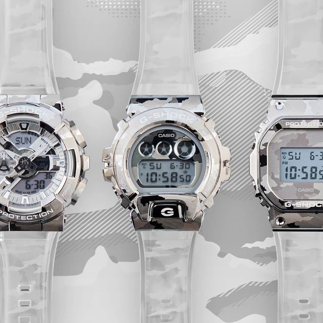 G-SHOCKさんのインスタグラム写真 - (G-SHOCKInstagram)「Go ghost on the wrist. Introducing the new Clear Camo collection.」10月7日 5時55分 - gshock_us