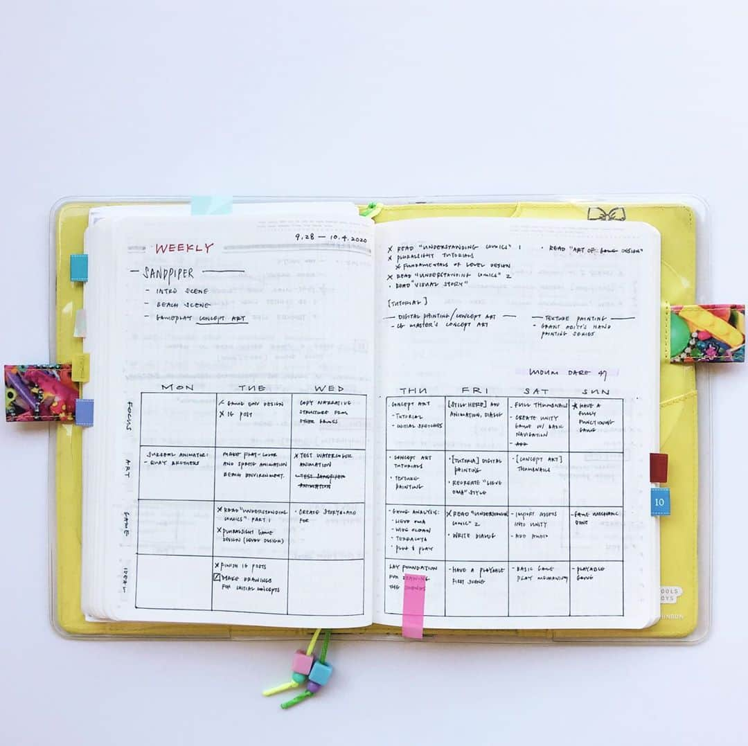 Dara M.のインスタグラム：「Last week. #bulletjournal #stalogy #plannercommunity #functionalplanner #minimalistplanning」