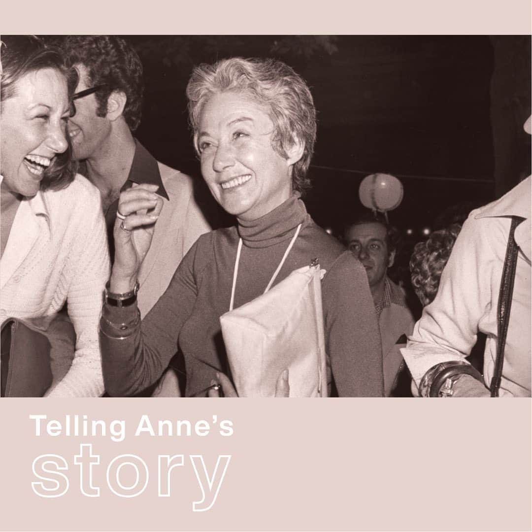 のインスタグラム：「In honor of our iconic late founder, Anne Klein, we are partnering with @bcrfcure to help spread awareness and support breast cancer research. Swipe through to learn her story and see how pink has influenced the brand over the years. #AKxPink」