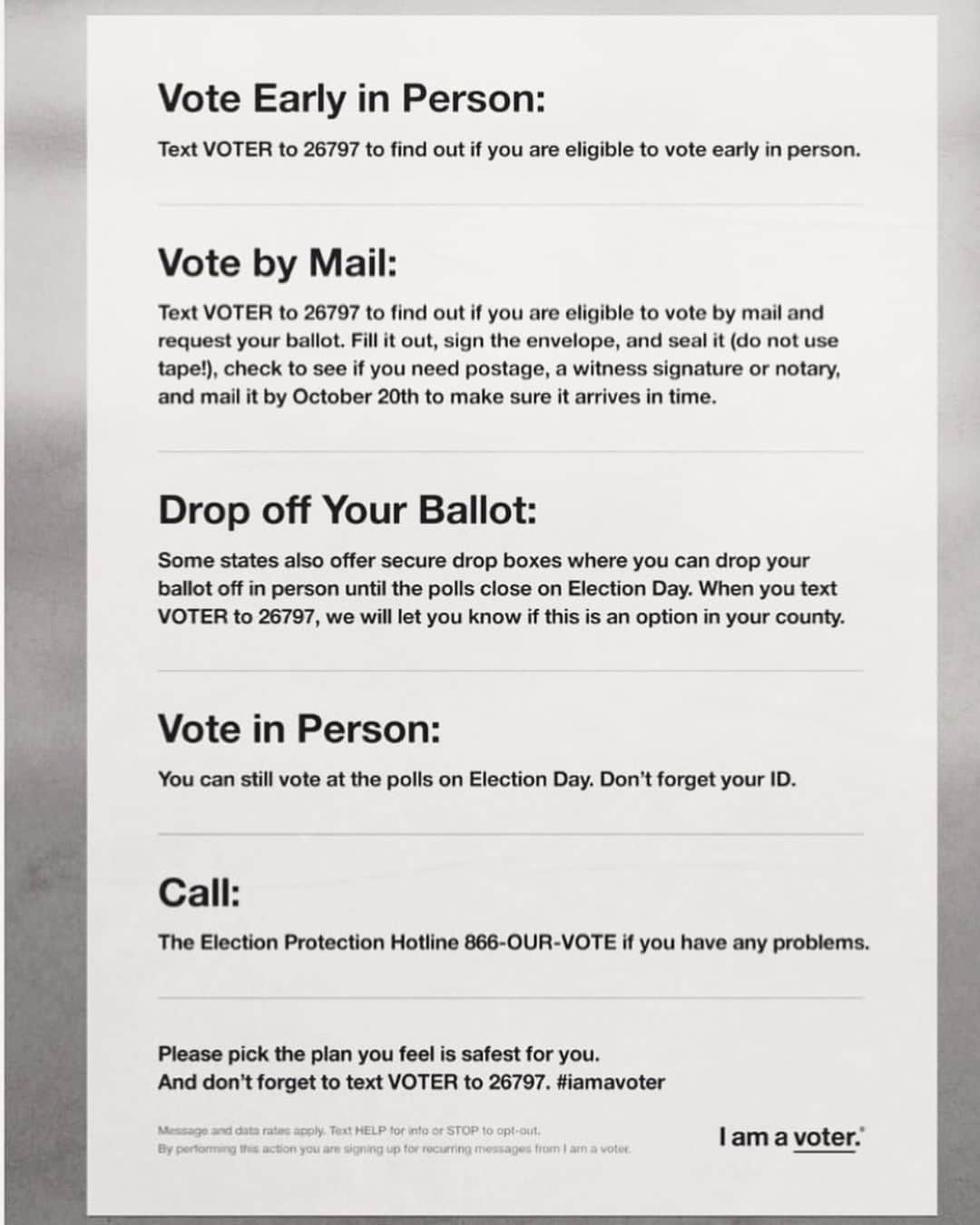 カミラ・ロウさんのインスタグラム写真 - (カミラ・ロウInstagram)「Patiently waiting for my mail in ballot 💛 VOTE! 💛」10月7日 7時13分 - fingermonkey