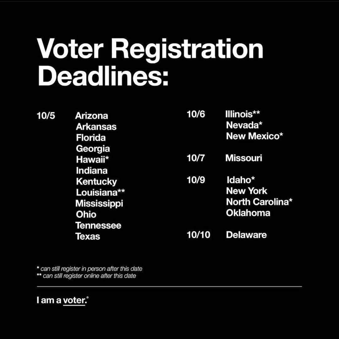 アナソフィア・ロブさんのインスタグラム写真 - (アナソフィア・ロブInstagram)「Make your voting plan!  Once you have registered, research what’s on your ballot! And make sure your friends are also registered & have a plan! @vote411 @ballotpedia @iamavoter @whenweallvote」10月7日 8時34分 - annasophiarobb