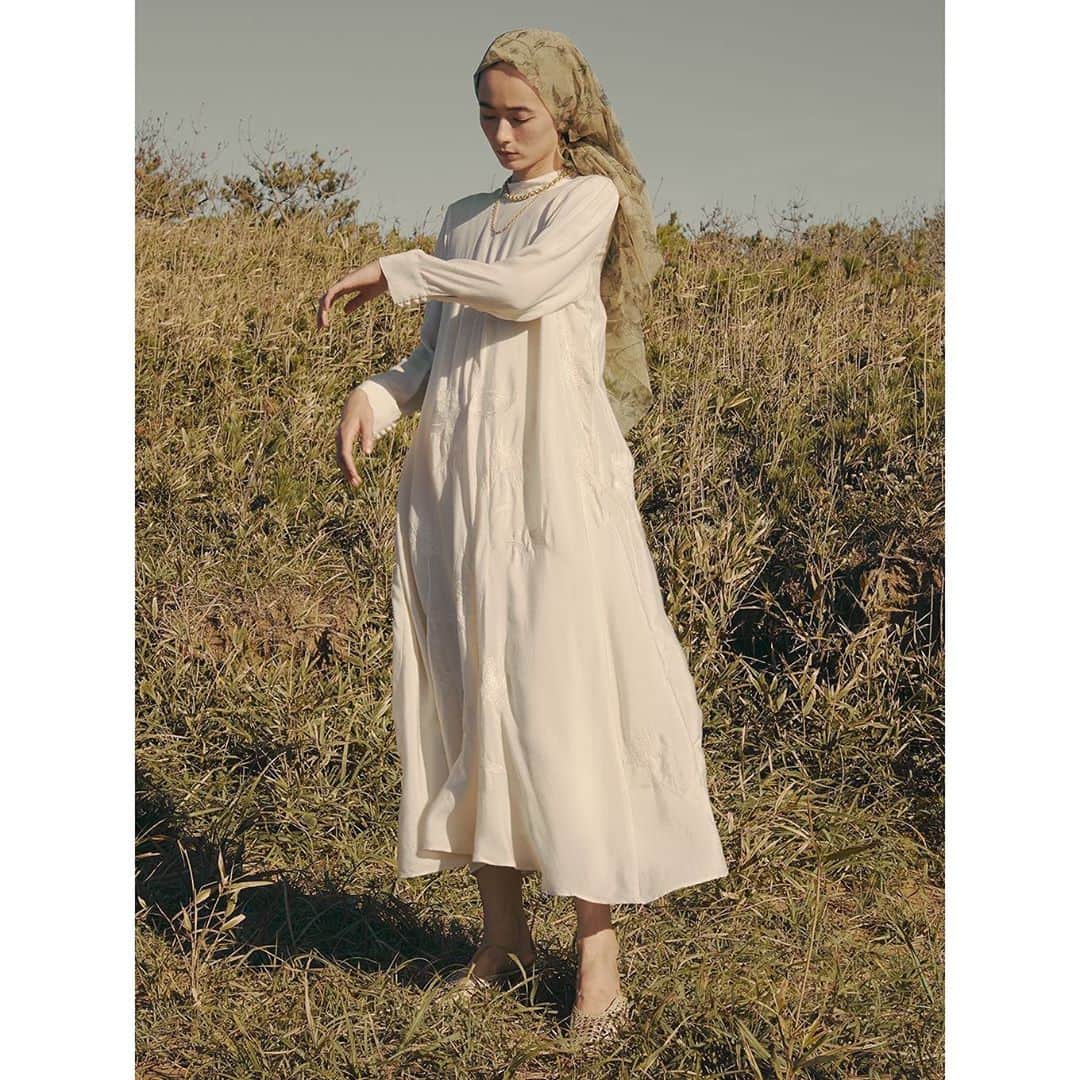 Ameri VINTAGE】2WAY FLOWER GARDEN DRESS