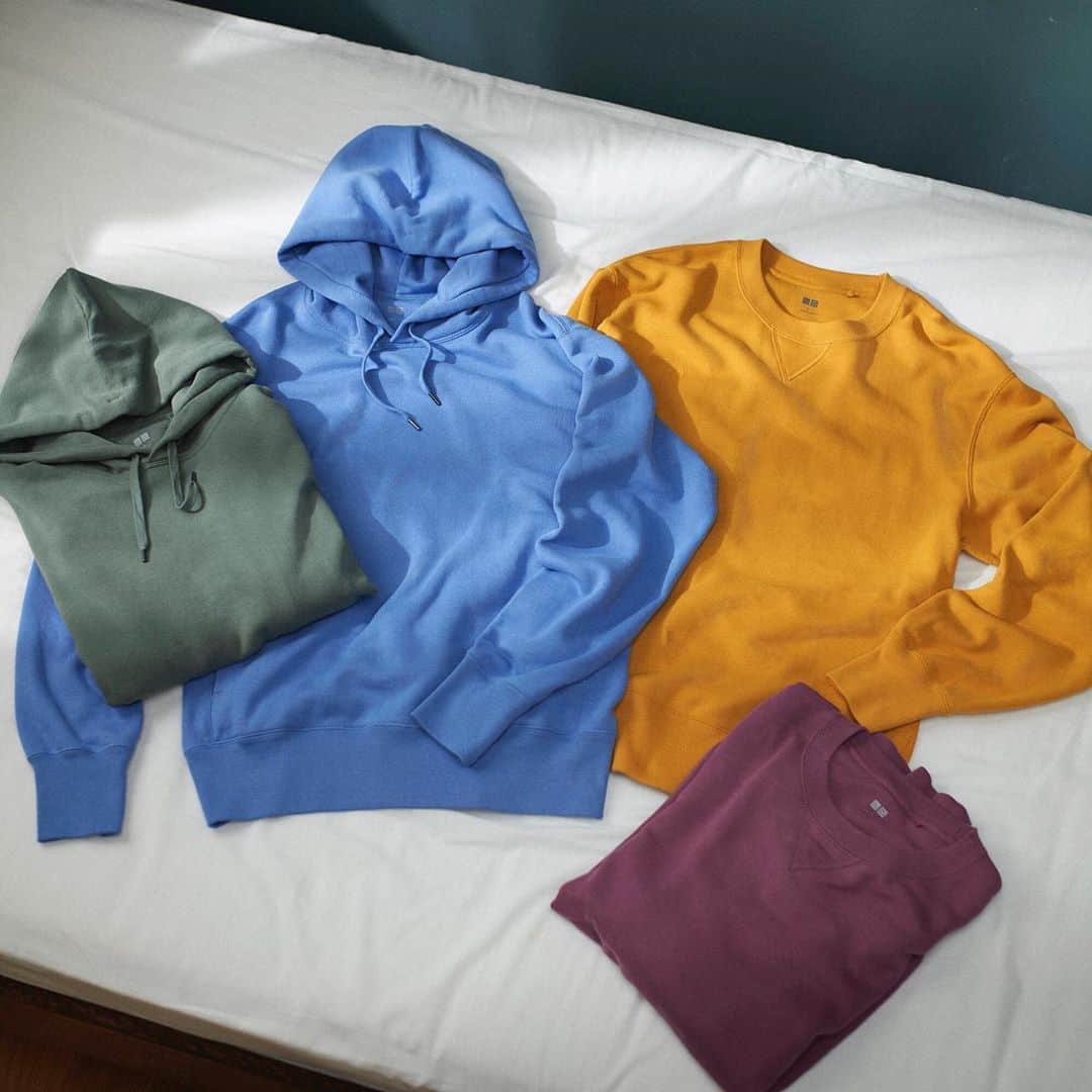 ユニクロさんのインスタグラム写真 - (ユニクロInstagram)「Our classic cotton sweatshirts are back in the season's rich colors. With or without the hood, which one is your favorite? #UNIQLO #LifeWear #hoodie #sweatshirt」10月7日 9時55分 - uniqlo
