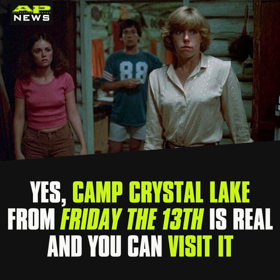 Alternative Pressさんのインスタグラム写真 - (Alternative PressInstagram)「This fall just got a whole lot spookier, ‘Friday The 13th’ fans can now tour the actual Camp Crystal Lake (and hopefully not run into Jason along the way) ⁠ LINK IN BIO⁠ .⁠ .⁠ .⁠ #fridaythe13th #fridaythe13 #campcrystallake #jasonvoorhees #altpress #alternativepress」10月7日 11時01分 - altpress