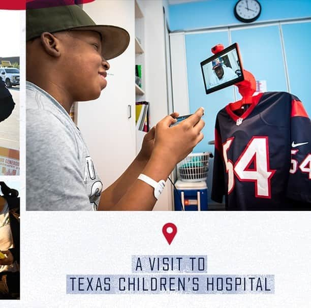 ヒューストン・テキサンズさんのインスタグラム写真 - (ヒューストン・テキサンズInstagram)「An awesome #TexansCare Tuesday!」10月7日 12時03分 - houstontexans