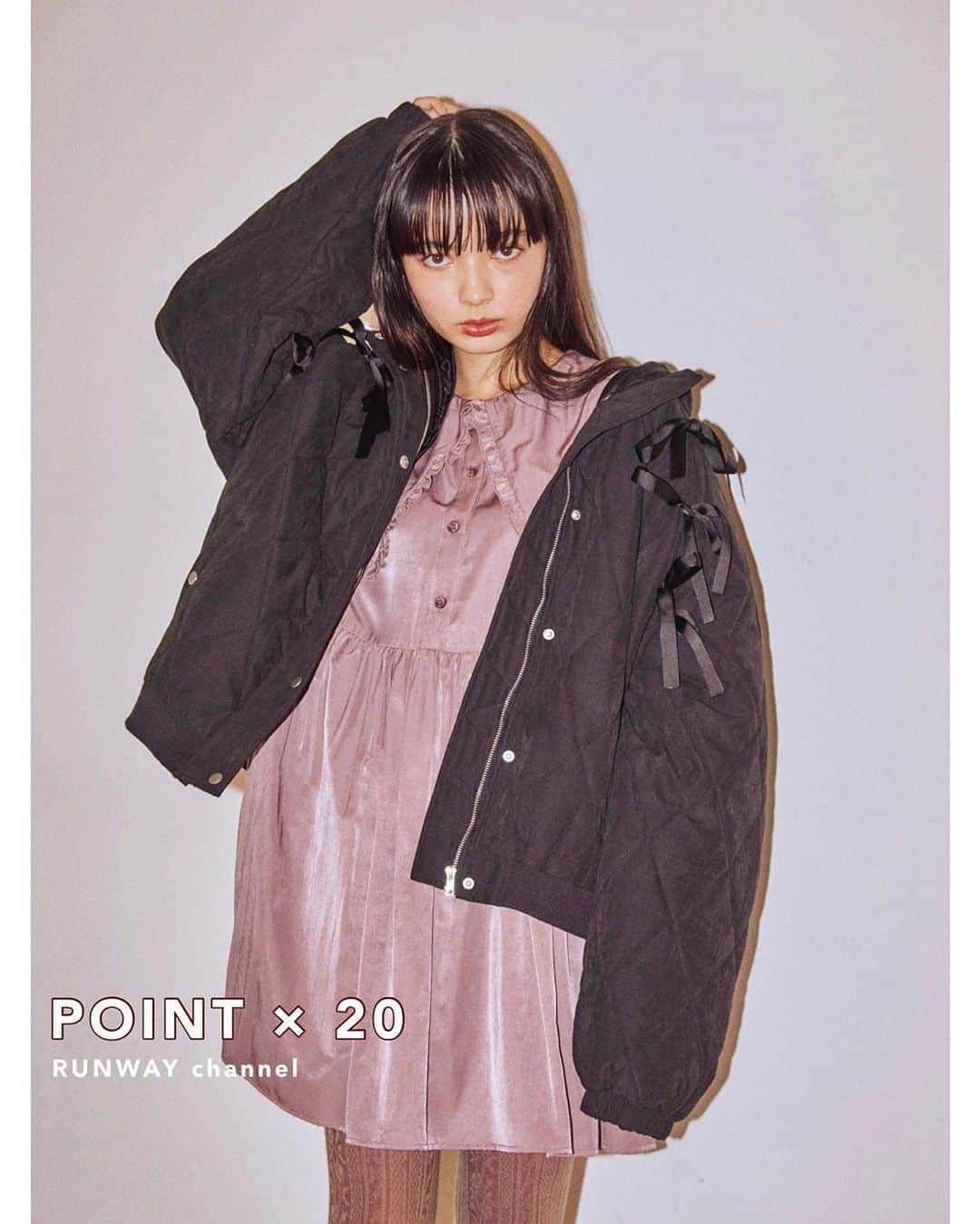 merry jennyさんのインスタグラム写真 - (merry jennyInstagram)「【 point × 20 】 ㅤㅤㅤㅤㅤㅤㅤㅤㅤㅤㅤㅤㅤ 本日 10/7 (wed) ~ 10/11 (sun) official web store RUNWAY channel にて 予約・新作item対象 ポイント20倍 ！ ㅤㅤㅤㅤㅤㅤㅤㅤㅤㅤㅤㅤㅤㅤ topのURLから⇨  @merryjenny_instagram  ぜひcheckして下さいね！ ㅤㅤㅤㅤㅤㅤㅤㅤㅤㅤㅤㅤㅤ ◯ リボンキルティングジャケット col : ivory / beige / pink / black 13,200 (tax in) ／ 2,640円分のpointプレゼント！ ＼ ㅤㅤㅤㅤㅤㅤㅤㅤㅤㅤㅤㅤㅤ 毎年人気のキルティングジャケットから、 たっぷりリボンがアクセントのnew faceが登場！ ㅤㅤㅤㅤㅤㅤㅤㅤㅤㅤㅤㅤㅤ ゆったりと着やすいサイジングで、 ニットなどの厚手topsに合わせても もたつかないのが嬉しいpoint。 ㅤㅤㅤㅤㅤㅤㅤㅤㅤㅤㅤㅤㅤ 温かく、可愛らしく、冬を乗り切りましょう！  ㅤㅤㅤㅤㅤㅤㅤㅤㅤㅤㅤㅤㅤ ㅤㅤㅤㅤㅤㅤㅤㅤㅤㅤㅤㅤㅤ #merryjenny #メリージェニー  #2020aw #autumn #surrealisme  #RUNWAYchannel」10月7日 12時53分 - merryjenny_instagram