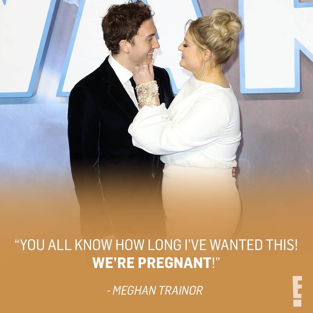 E! Onlineさんのインスタグラム写真 - (E! OnlineInstagram)「Meghan Trainor and Daryl Sabara are going to have a little spy kid of their own! Head to the link in our bio for all the details and a peek at their ultrasound. ❤️ (📷: Getty)」10月7日 23時58分 - enews