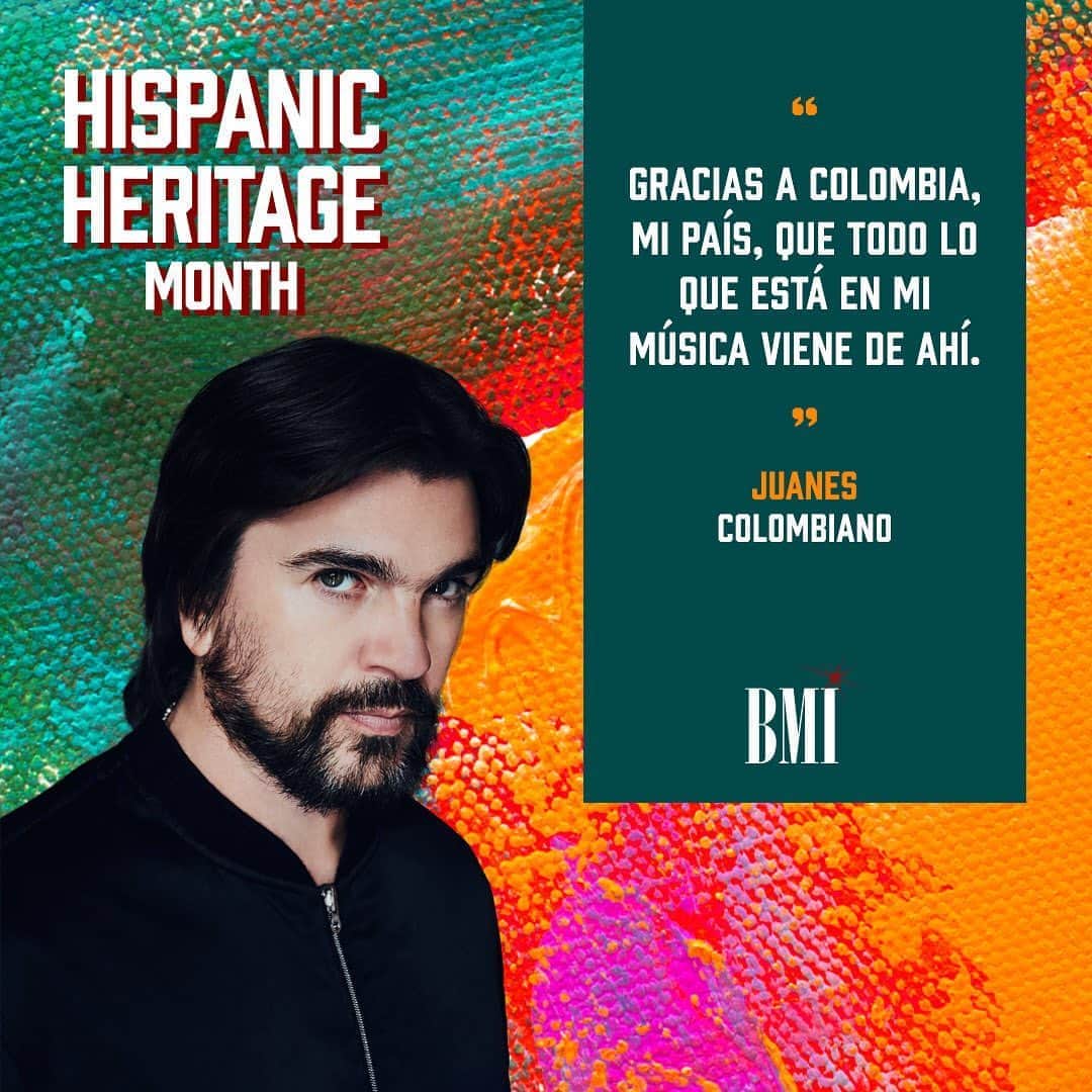 Broadcast Music, Inc.さんのインスタグラム写真 - (Broadcast Music, Inc.Instagram)「#HispanicHeritageMonth @juanes」10月7日 23時59分 - bmi