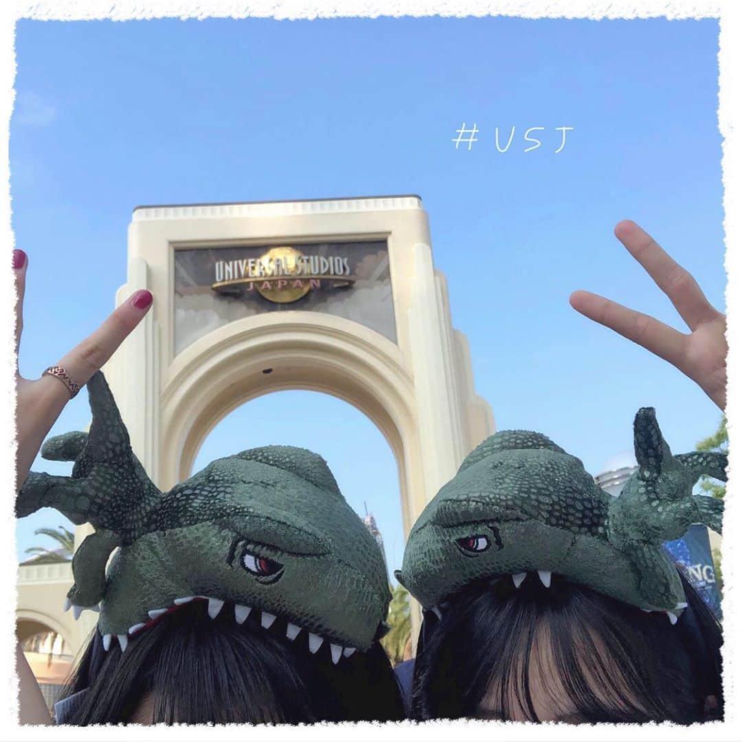 のインスタグラム：「． ． #過去pic 最近テーマパーク行きたい欲🥺 だからゆめちゃんと去年行ったユニバの写真ぺたりします‎‪𓍯 ‬ ． ． ． いつもいいね＆コメントありがとうございます🧸🎀 ． ． #まりくま #ゆめぽて #くまぽて #usj #ユニバ」