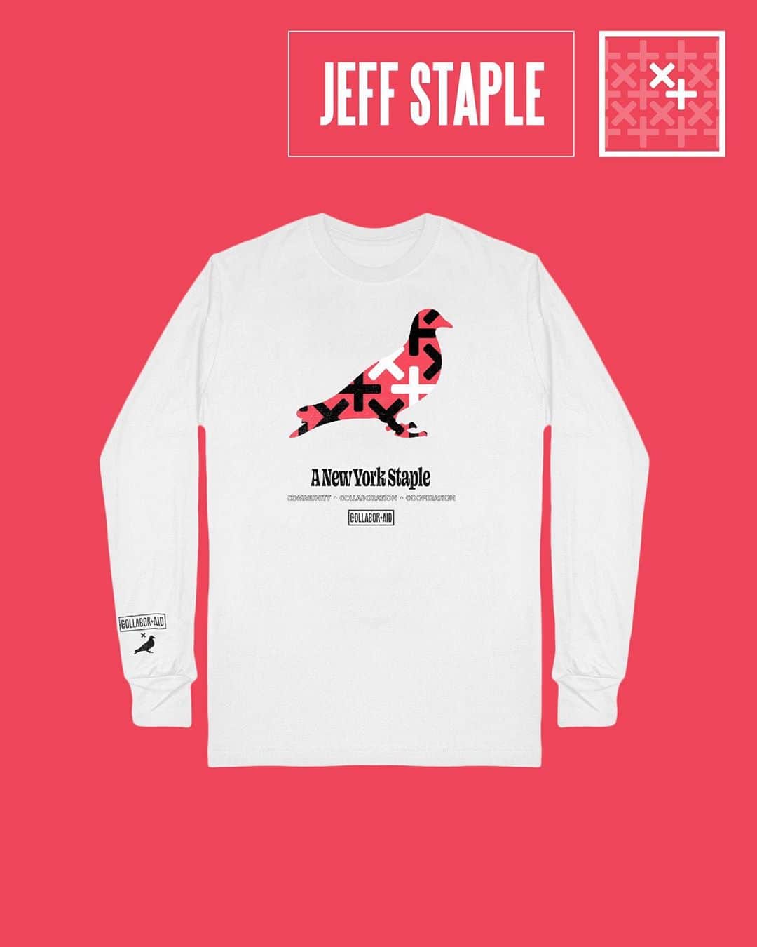 Foot Lockerさんのインスタグラム写真 - (Foot LockerInstagram)「🚨NOW AVAILABLE 🚨 @jeffstaple's limited-edition tees and hoodies for COLLABORAID. Support those affected by Covid-19 by COPPING NOW. #thisiscollaboraid」10月7日 23時02分 - footlocker