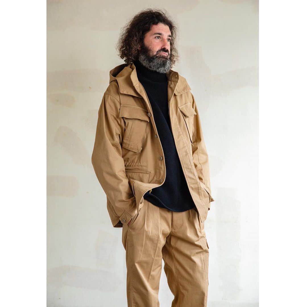 のインスタグラム：「Soundman '20AW Collection Style. #soundman #サウンドマン #2020aw #mensfashion #heritagestyle  #heritagemenswear  #madeinjapan  #vintagestyle  #military  #junglefatigue」